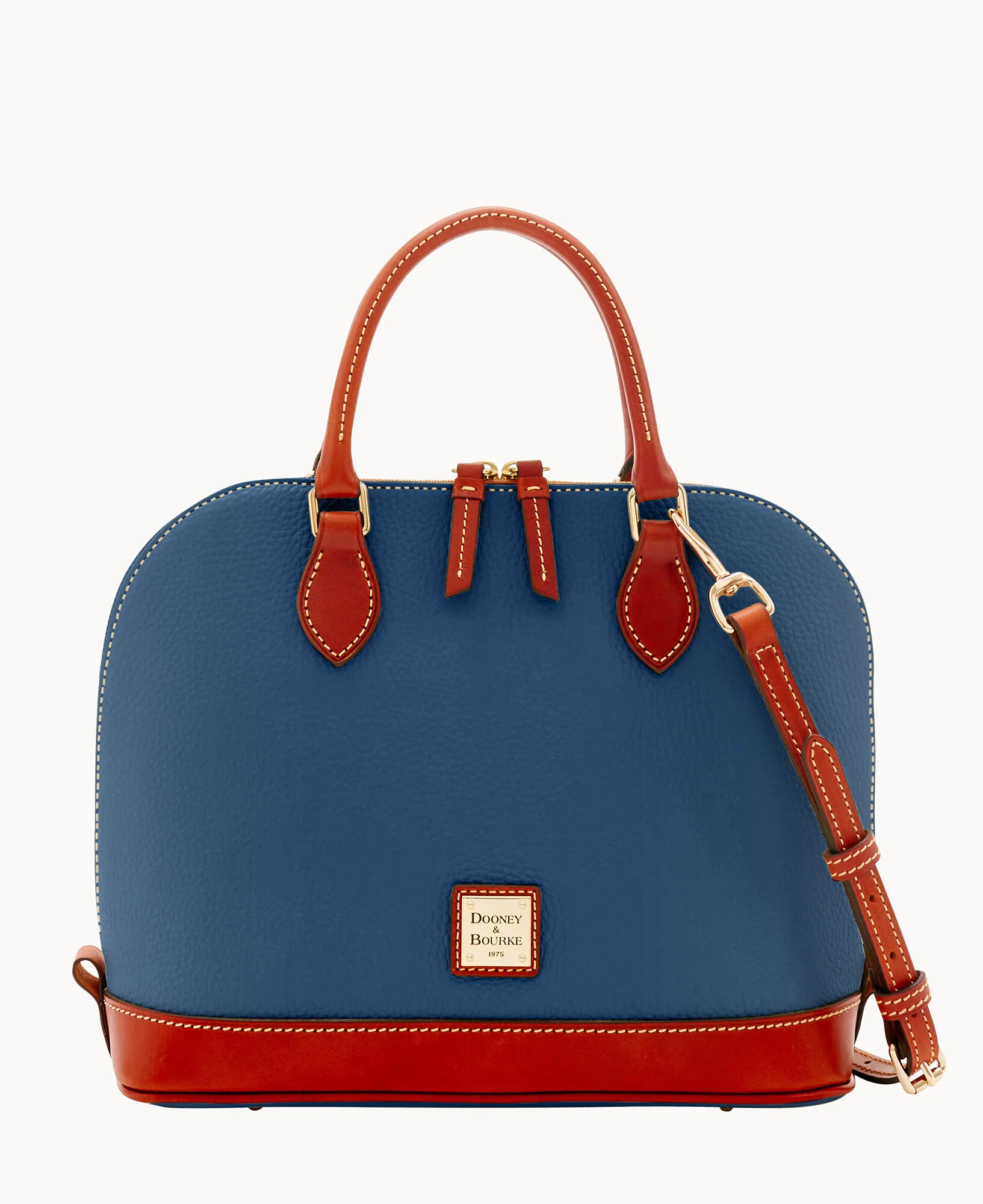 Pebble Grain Zip Zip Satchel - Image 51