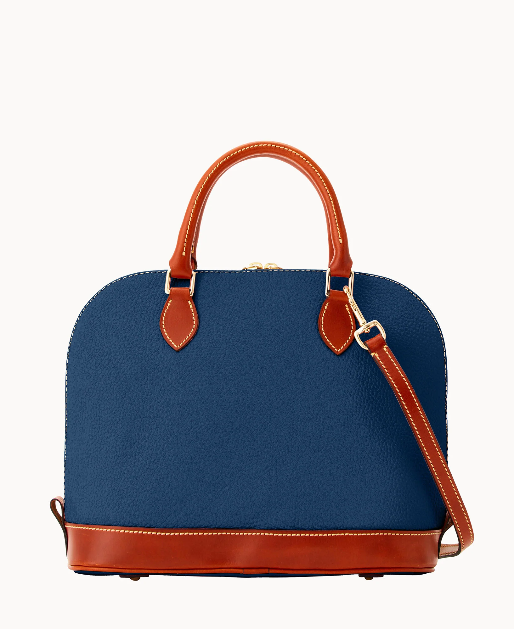 Pebble Grain Zip Zip Satchel - Image 54