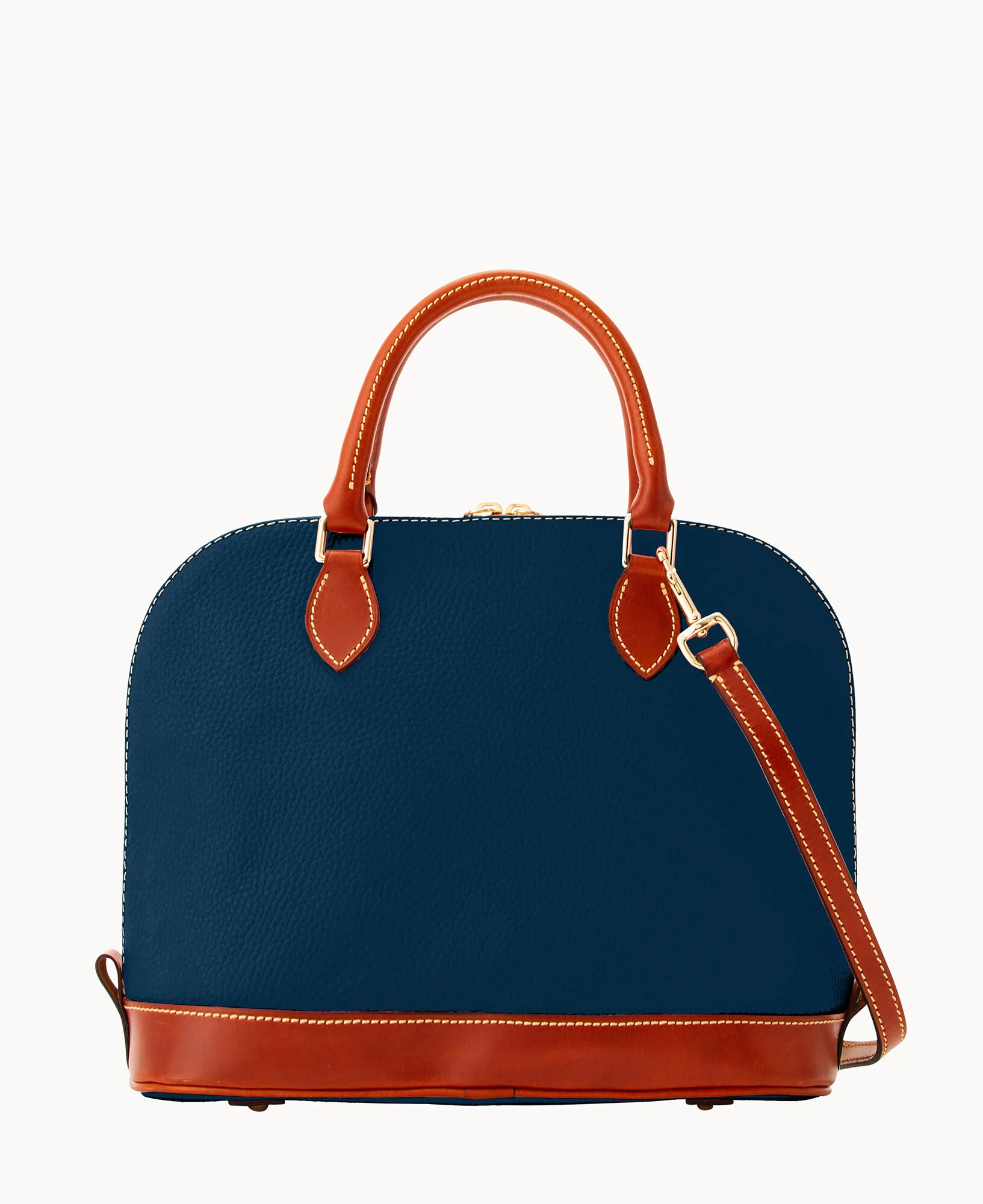 Pebble Grain Zip Zip Satchel - Image 59