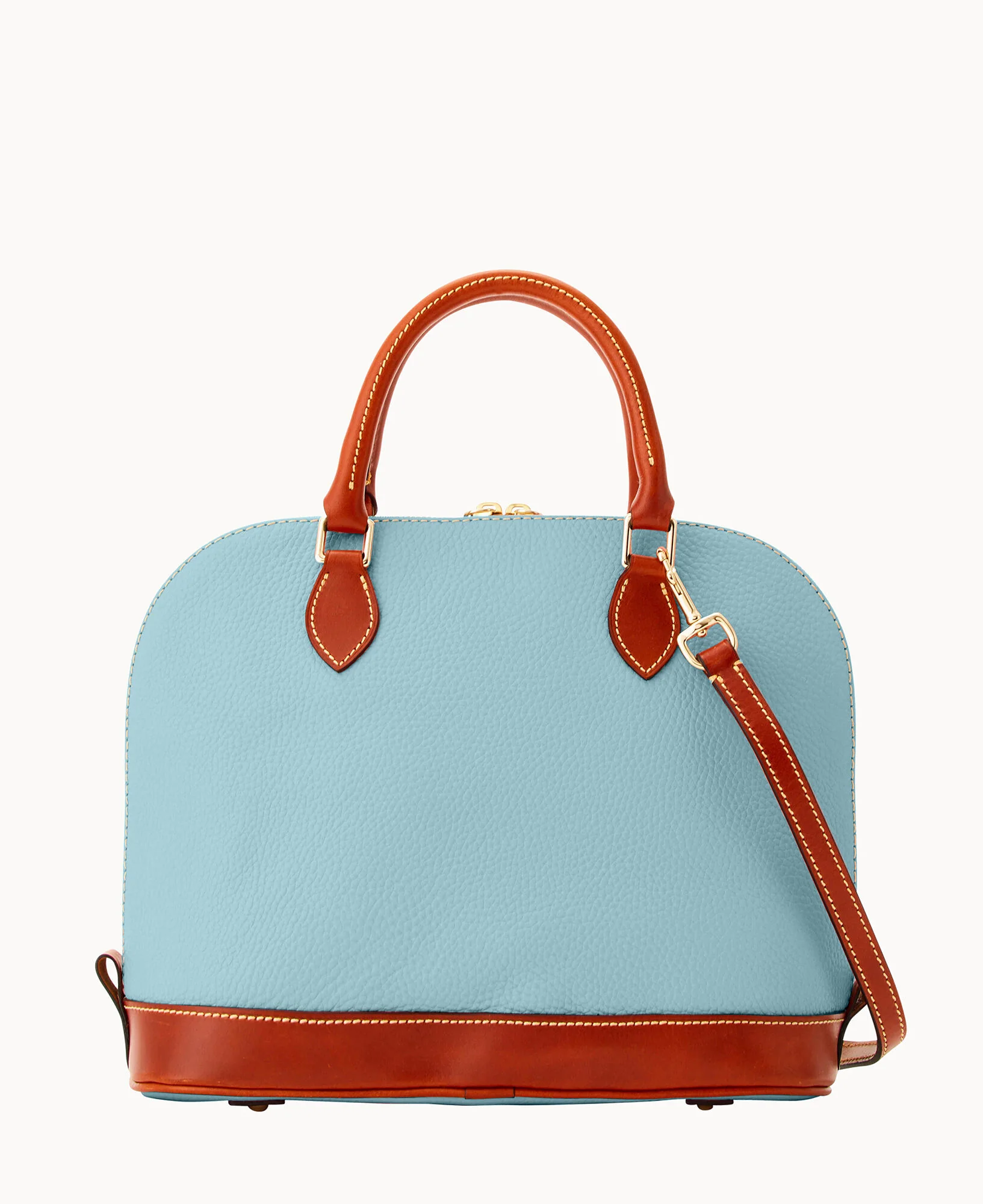 Pebble Grain Zip Zip Satchel - Image 64
