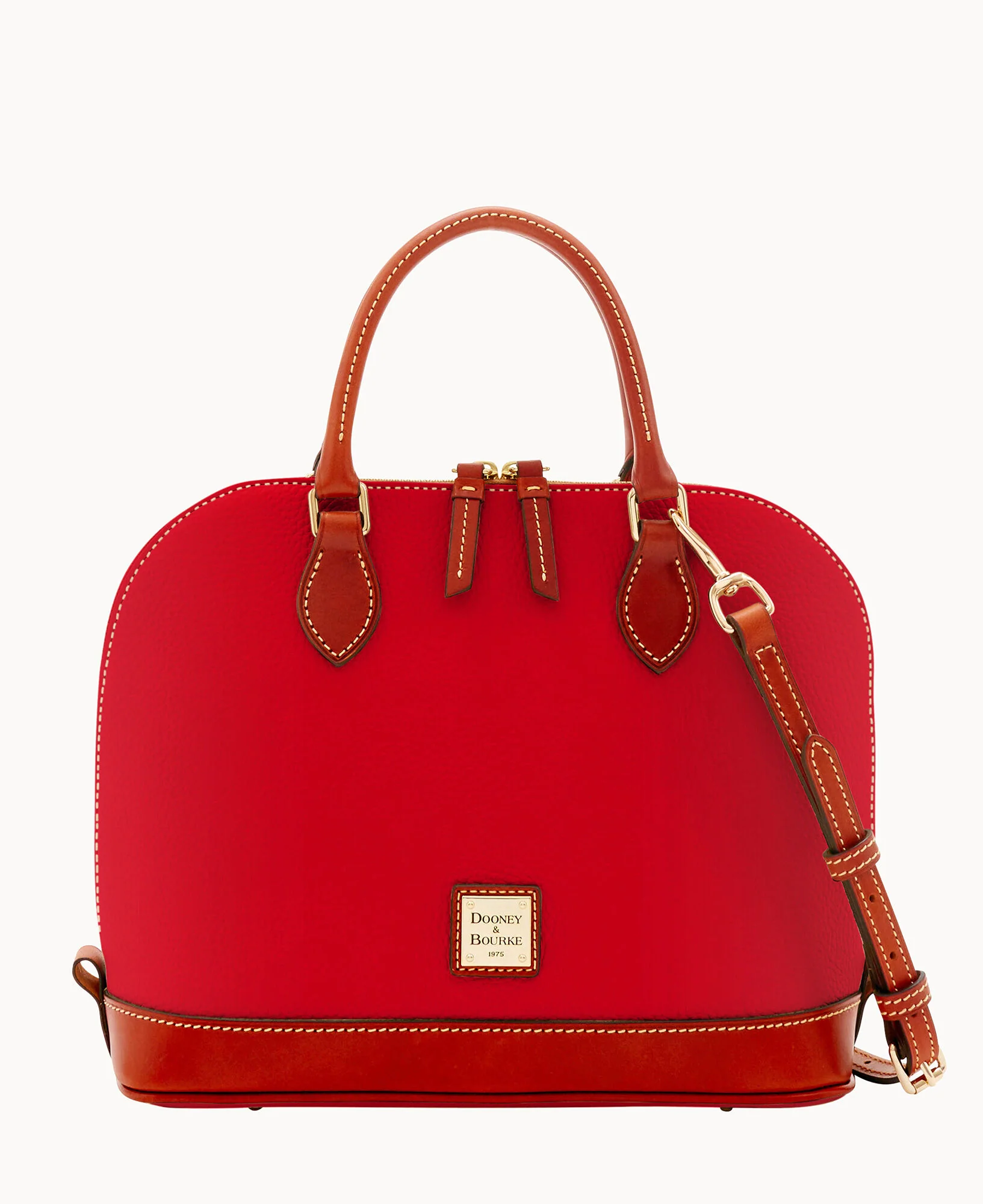 Pebble Grain Zip Zip Satchel - Image 66