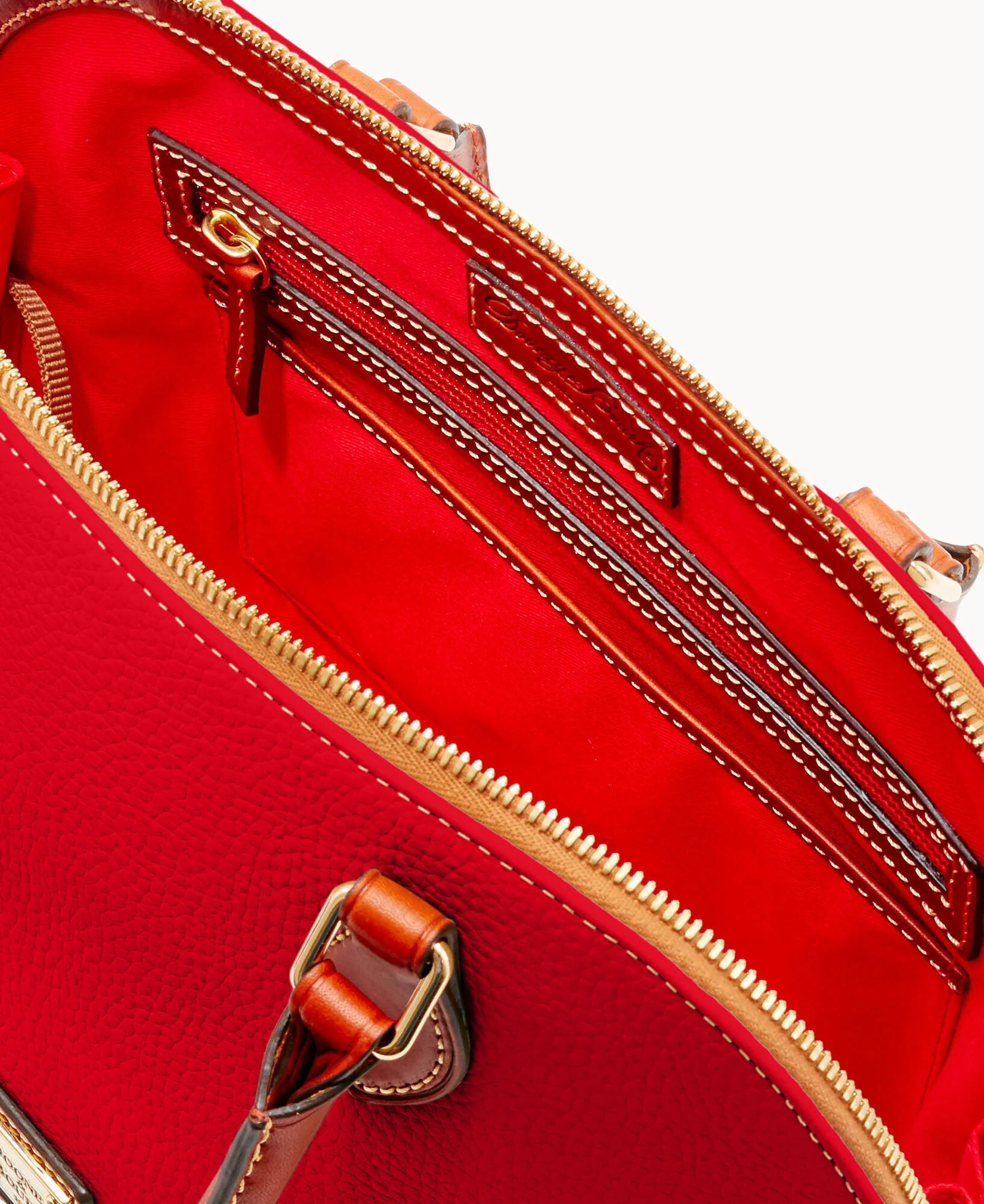 Pebble Grain Zip Zip Satchel - Image 68