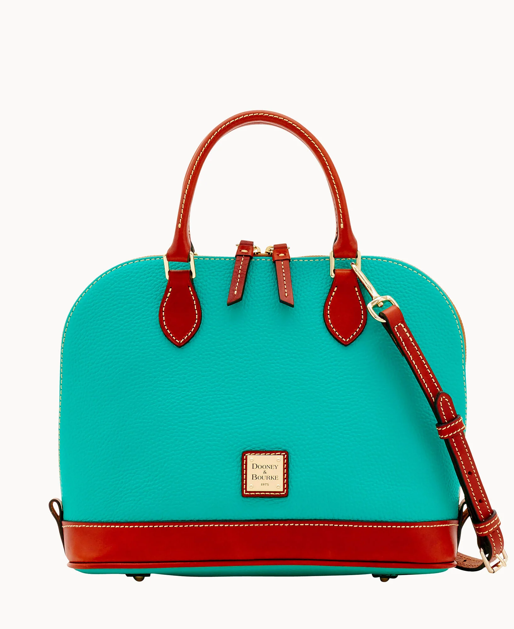 Pebble Grain Zip Zip Satchel - Image 71