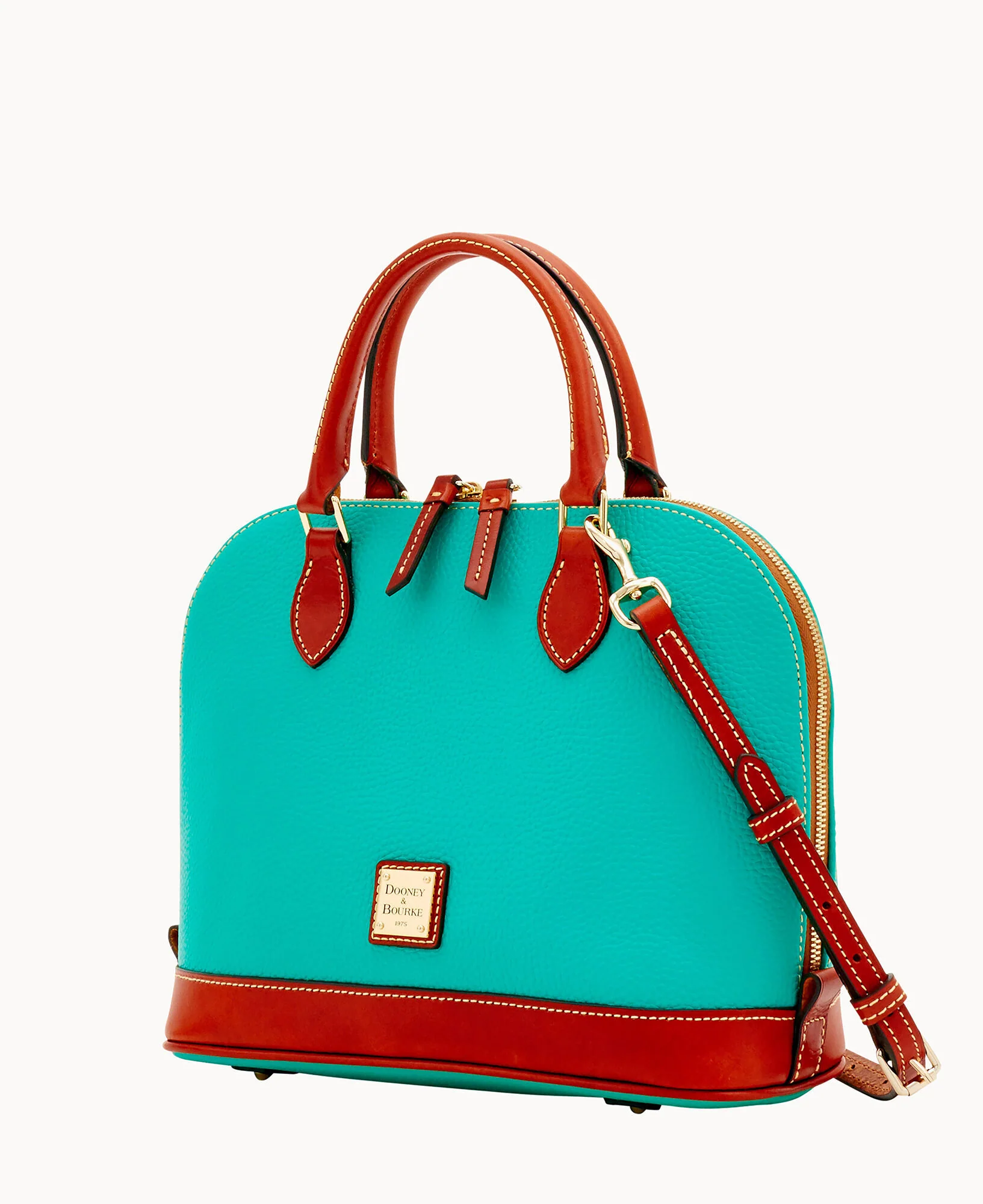 Pebble Grain Zip Zip Satchel - Image 72