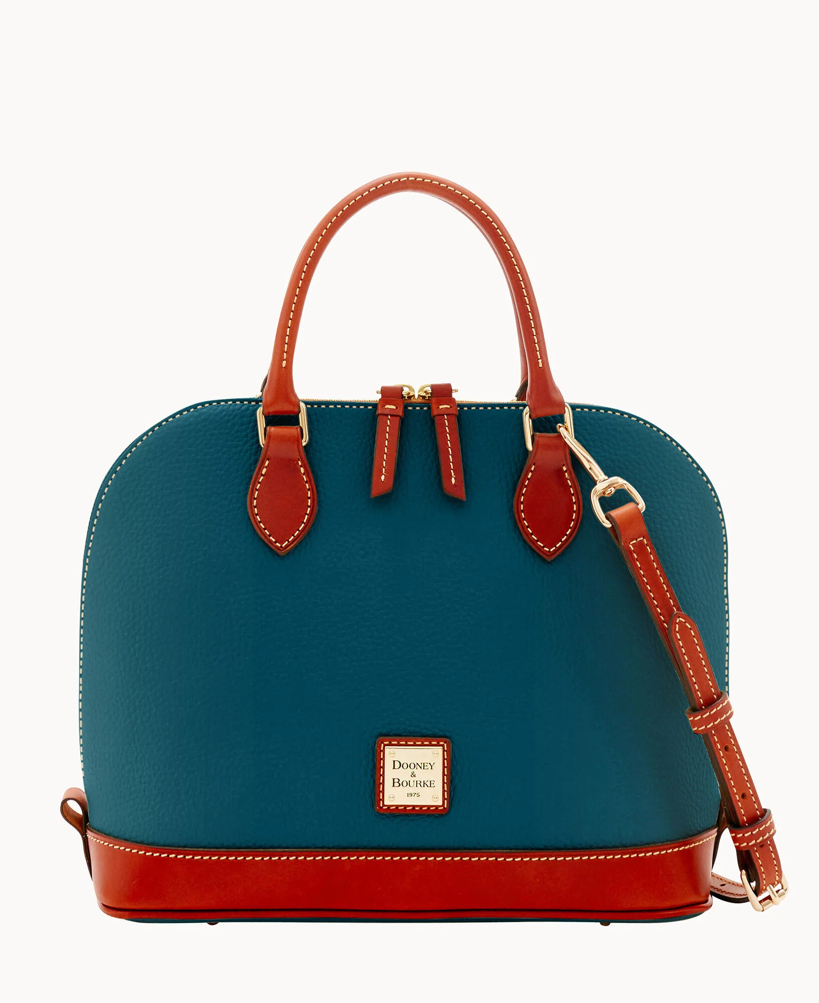 Pebble Grain Zip Zip Satchel - Image 76