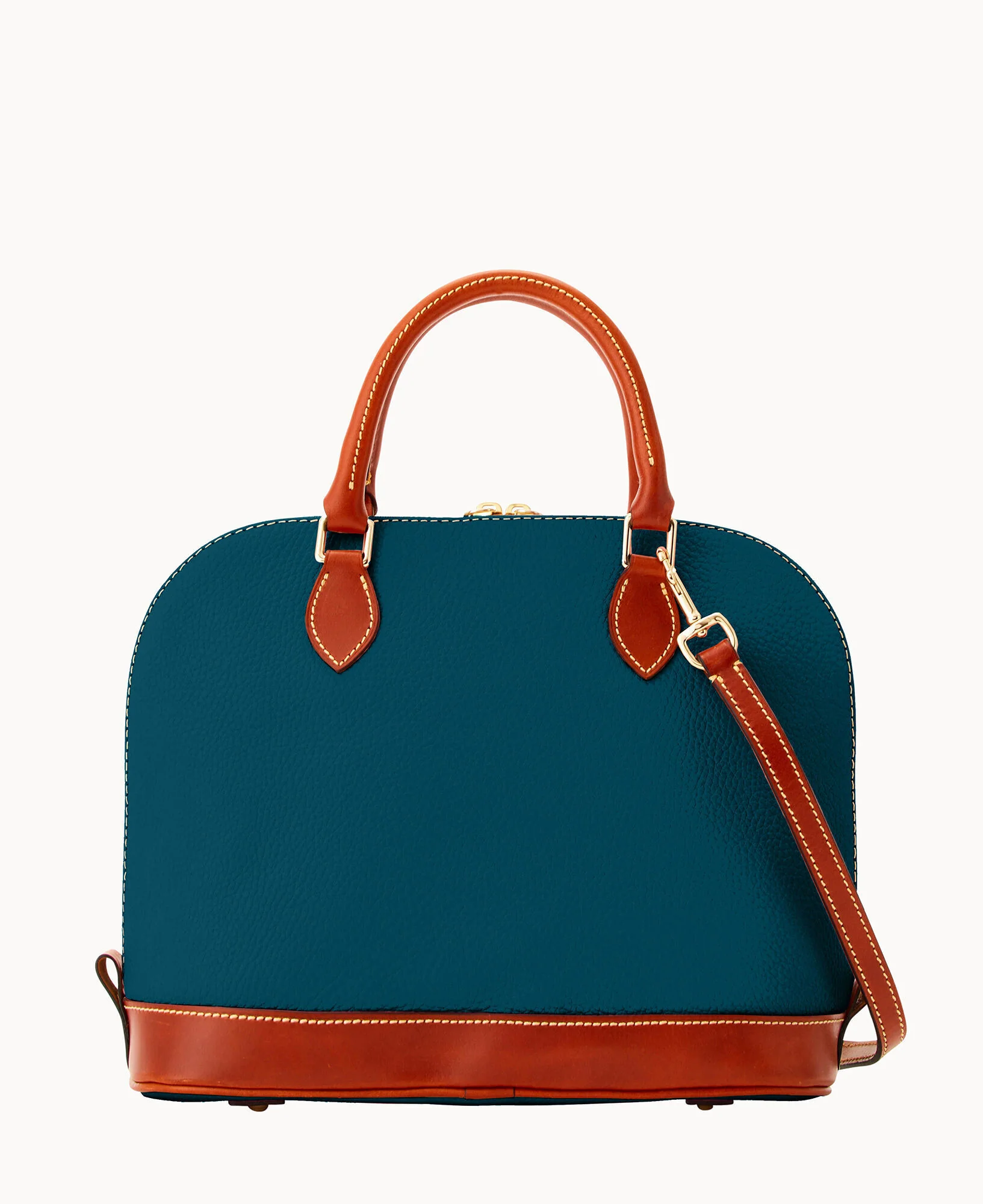 Pebble Grain Zip Zip Satchel - Image 79