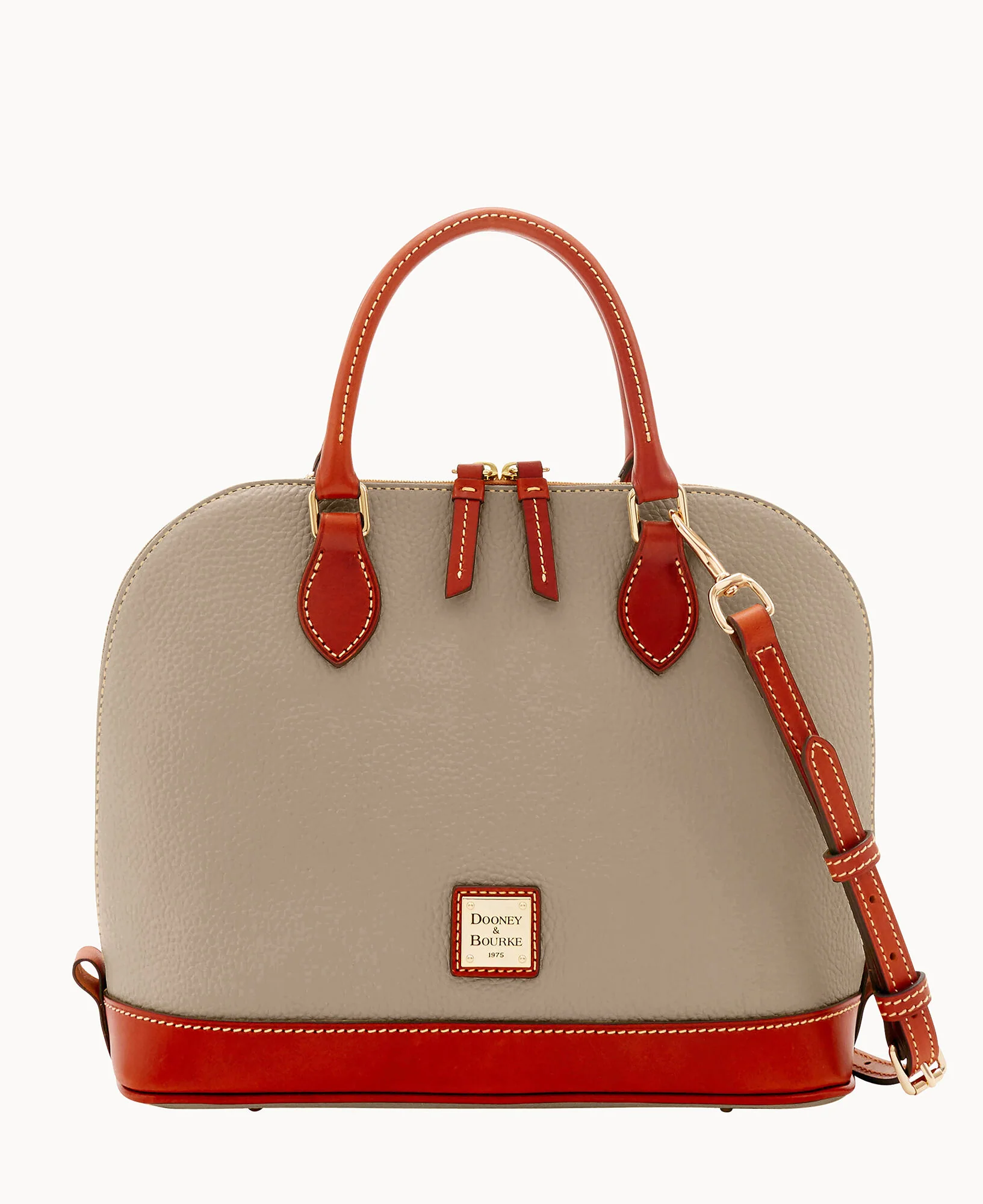 Pebble Grain Zip Zip Satchel - Image 81