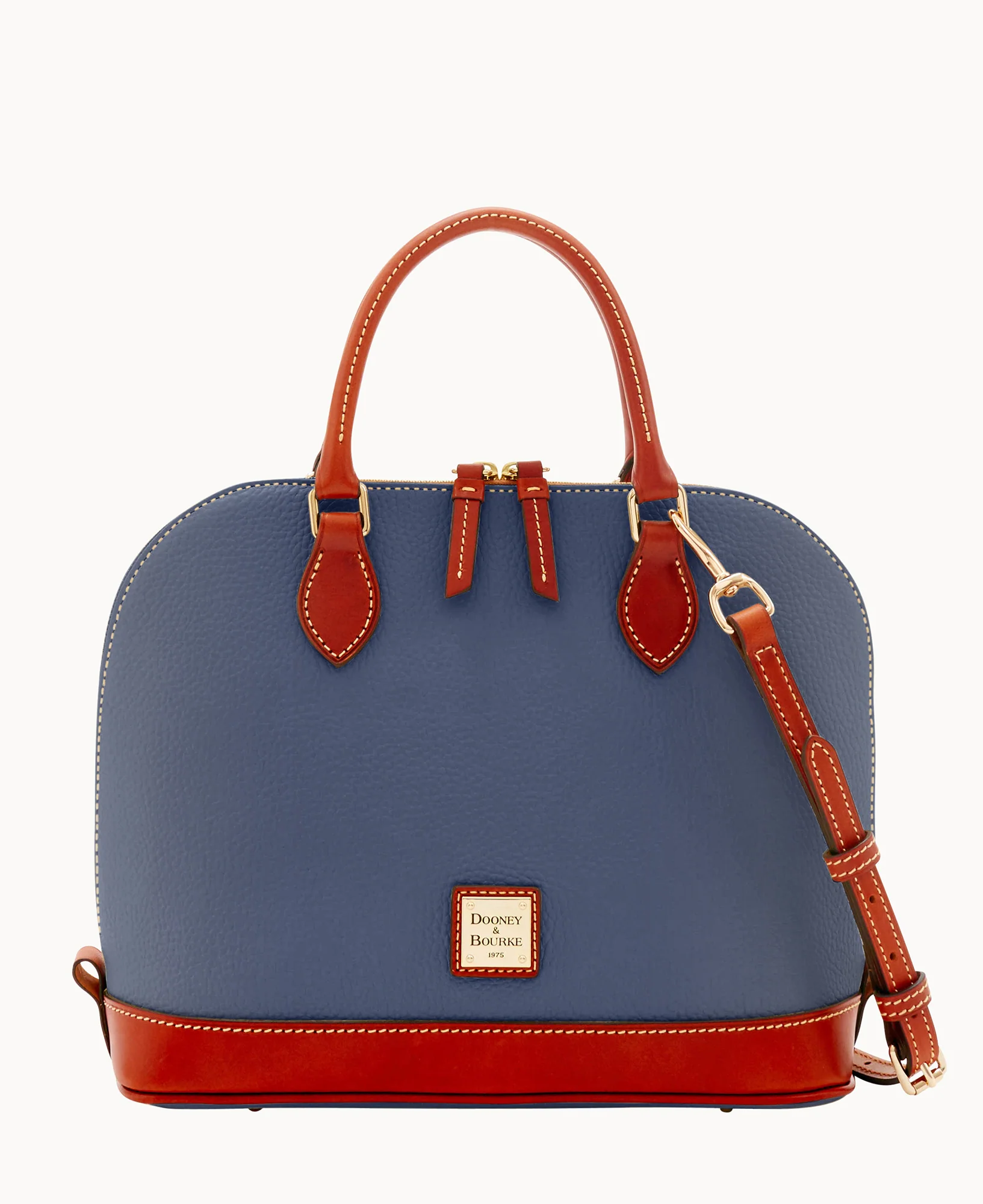 Pebble Grain Zip Zip Satchel - Image 91