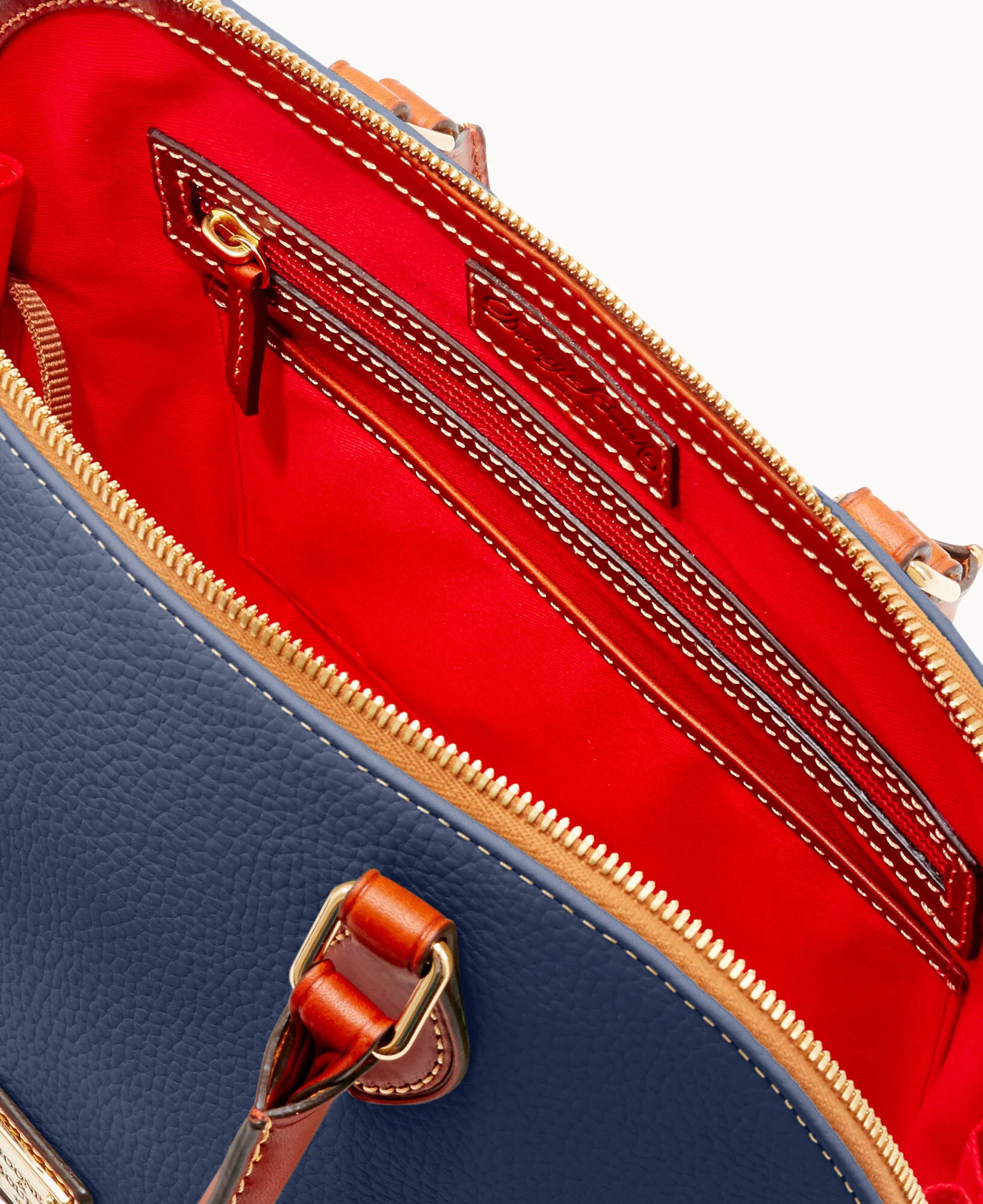 Pebble Grain Zip Zip Satchel - Image 93