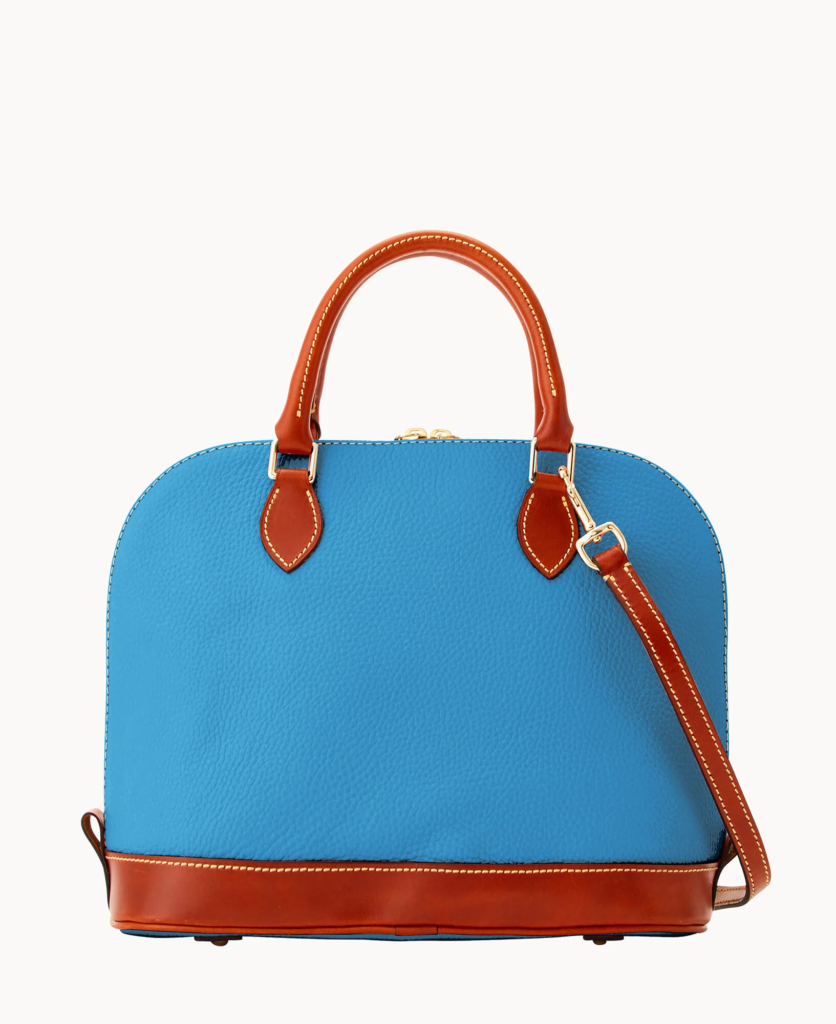 Pebble Grain Zip Zip Satchel - Image 98