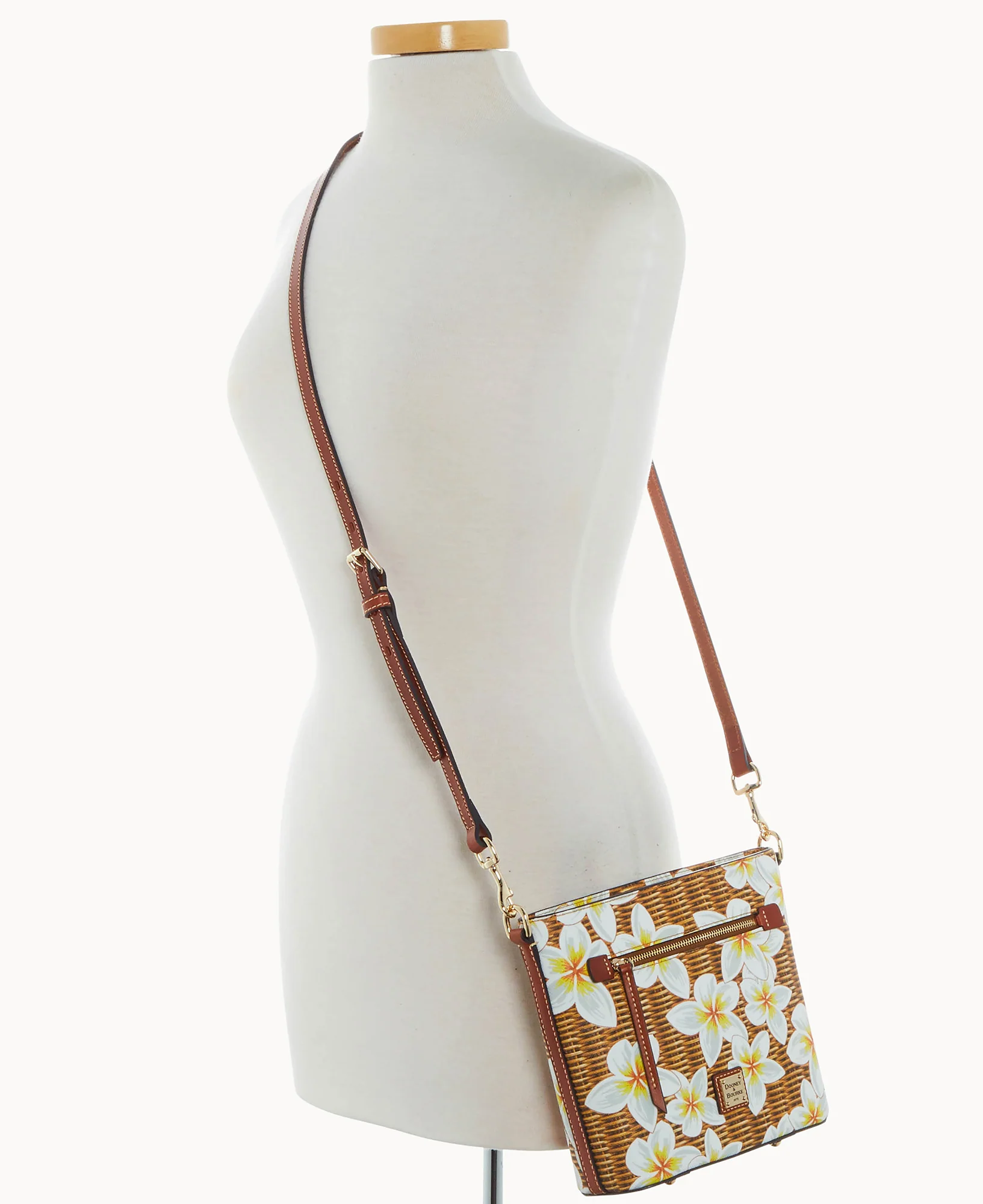 Plumeria Small Zip Crossbody - Image 3