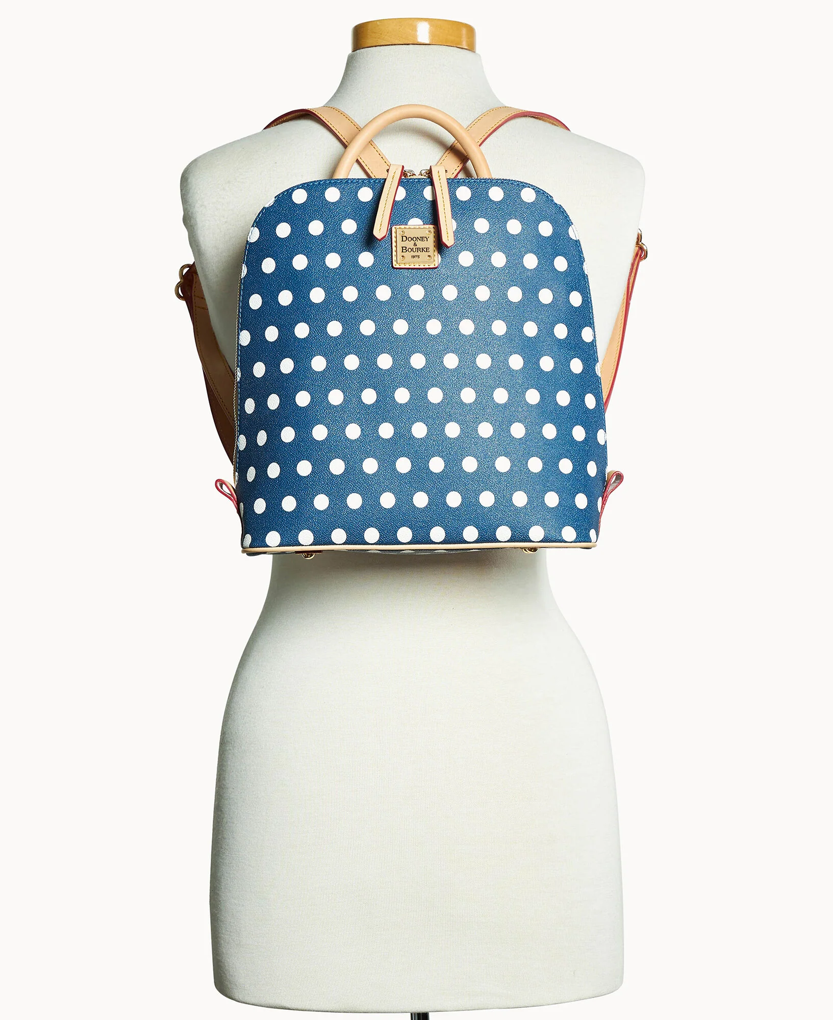 Polka Dot Zip Pod Backpack - Image 12