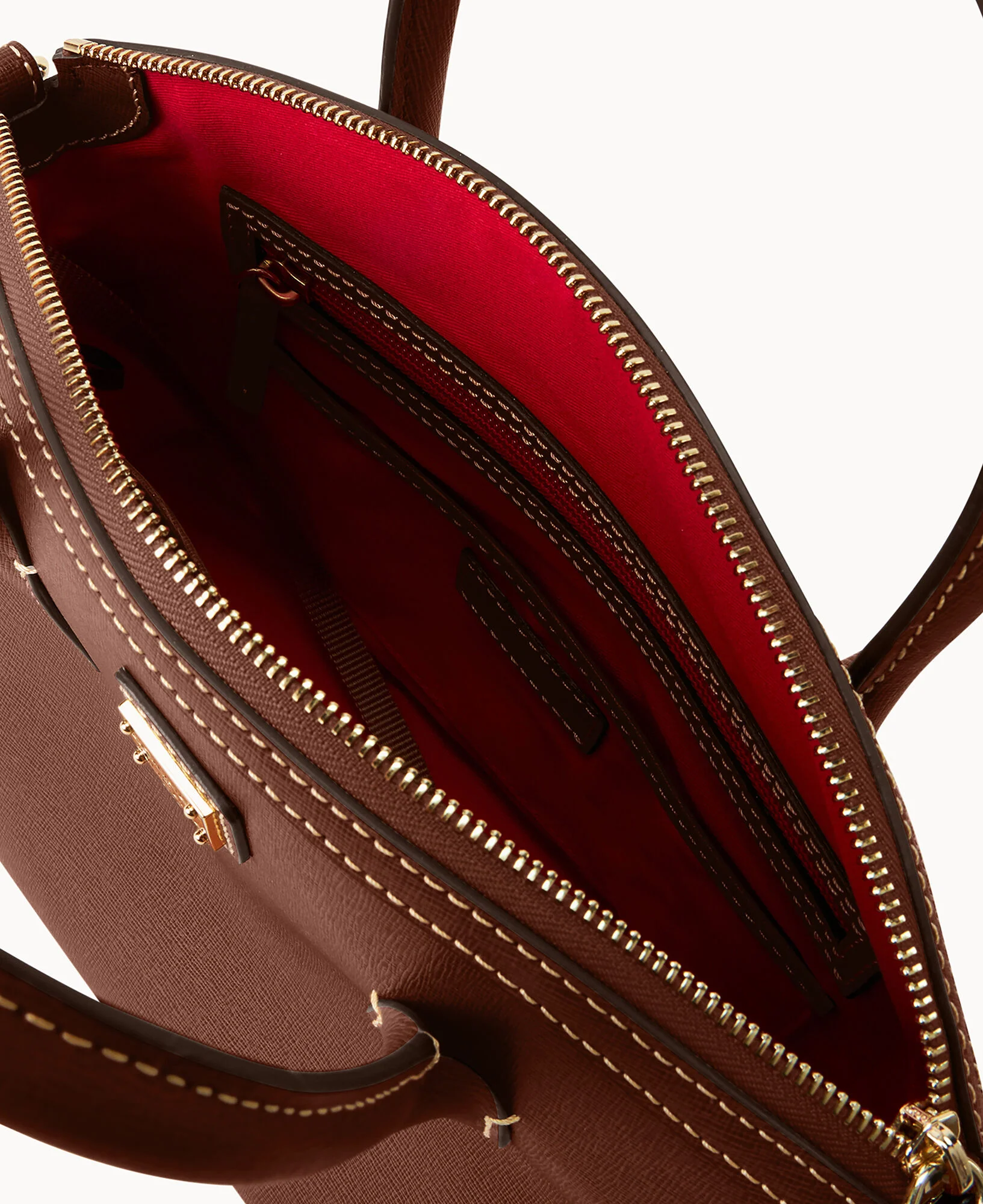 Saffiano Domed Satchel - Image 15