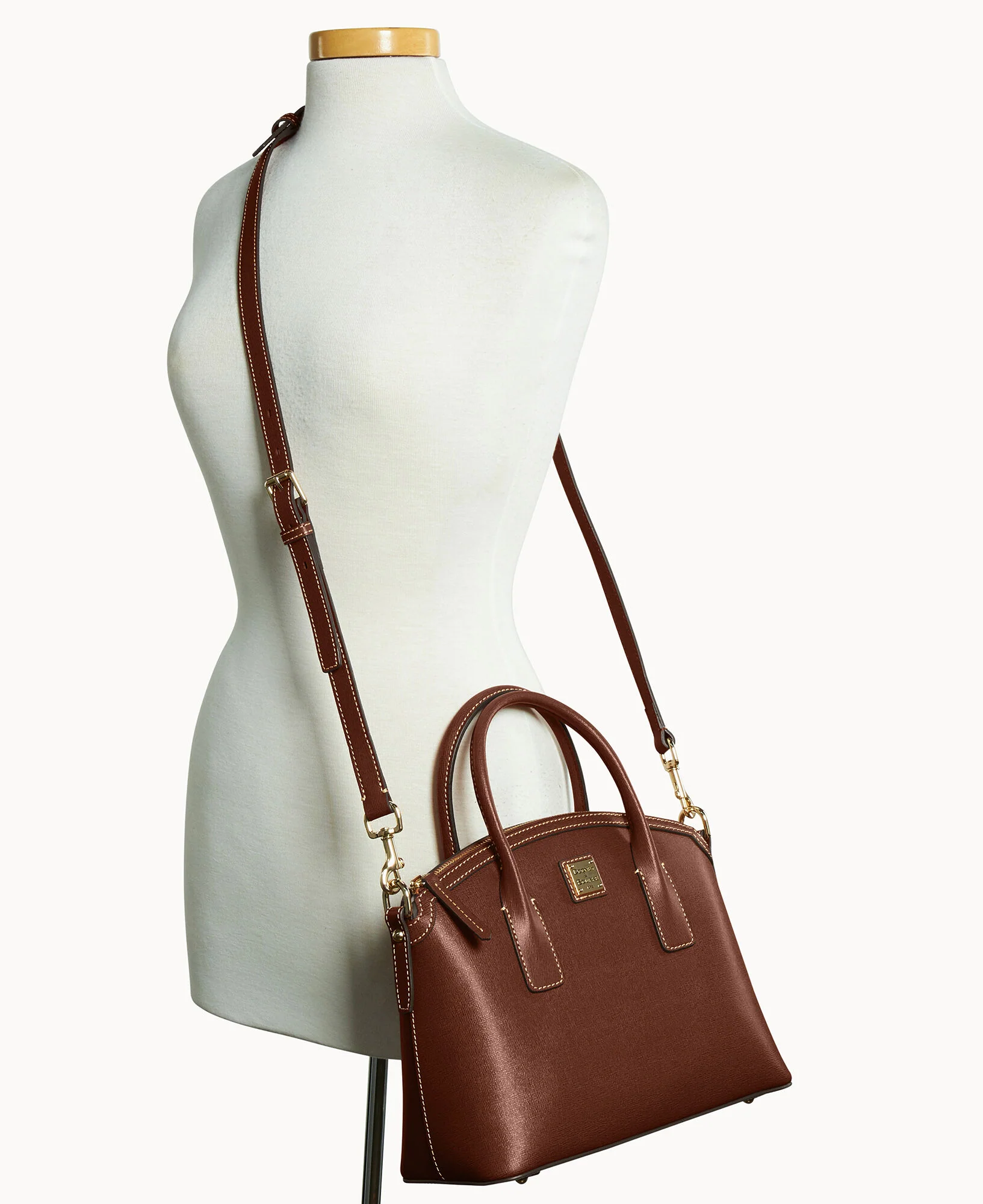 Saffiano Domed Satchel - Image 16