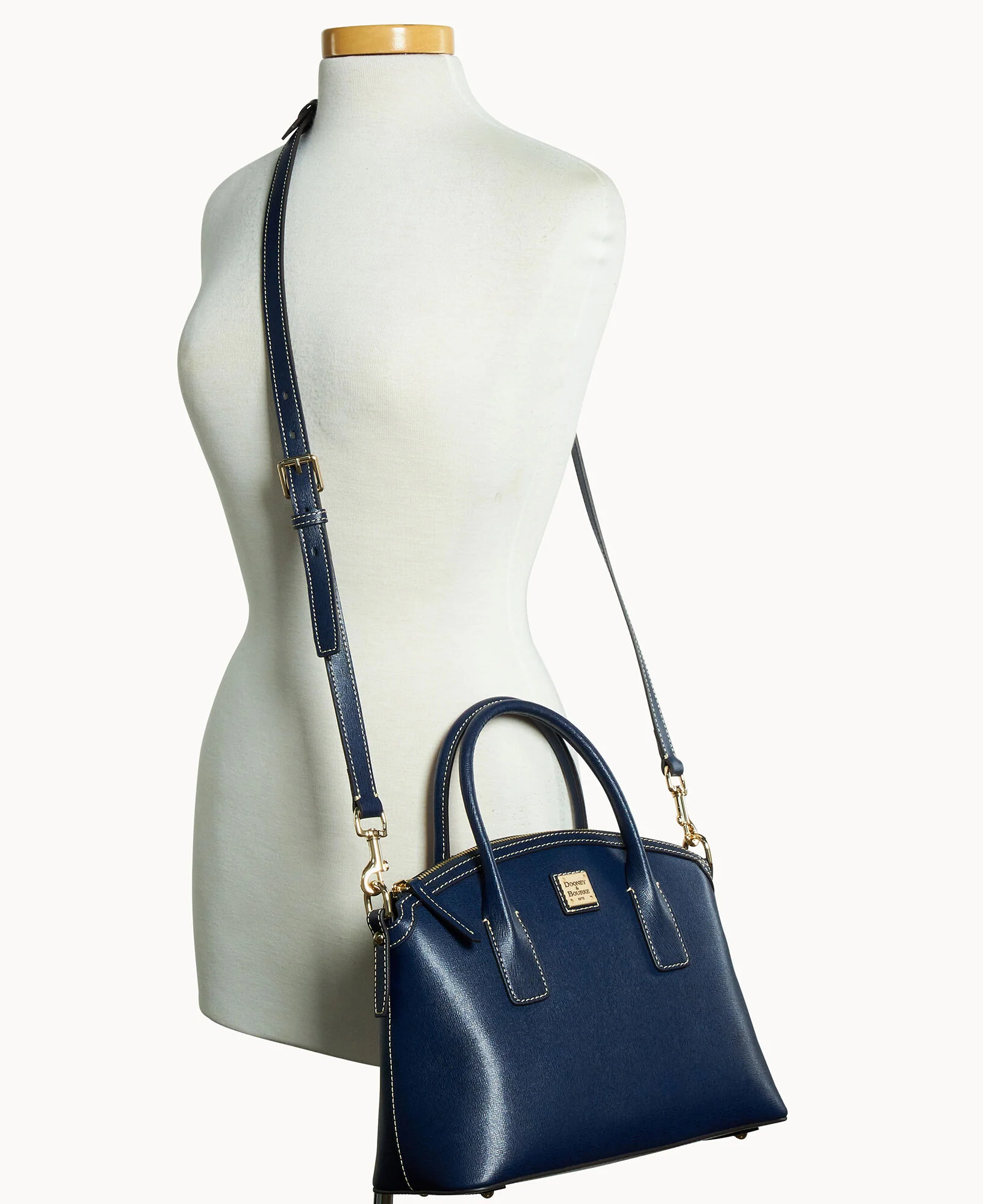 Saffiano Domed Satchel - Image 4