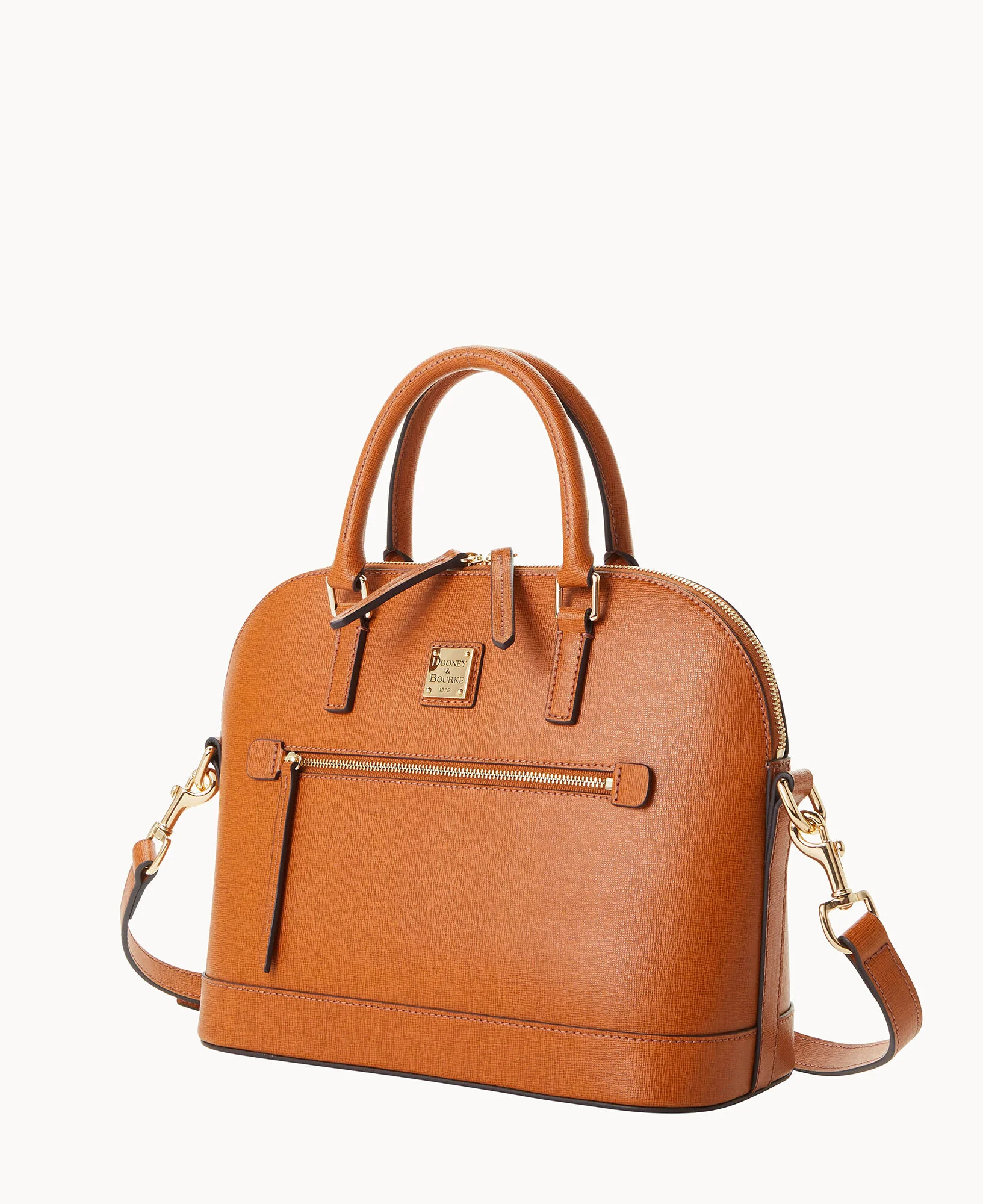 Saffiano Domed Zip Satchel - Image 32