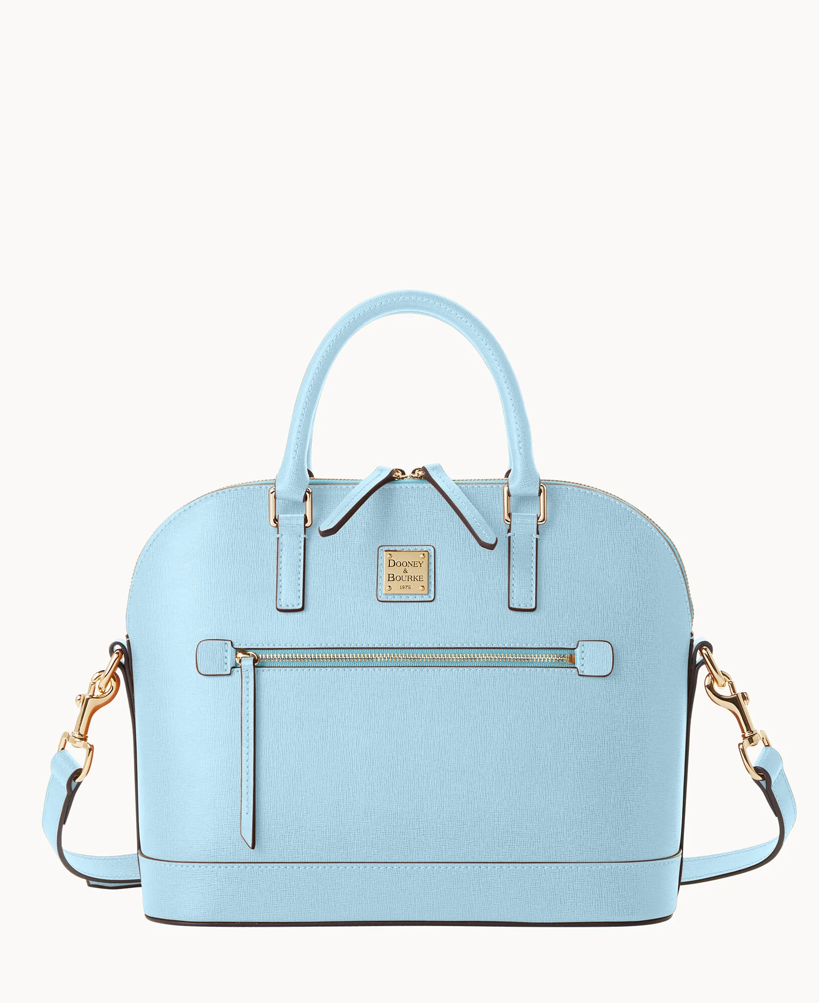 Saffiano Domed Zip Satchel - Image 35