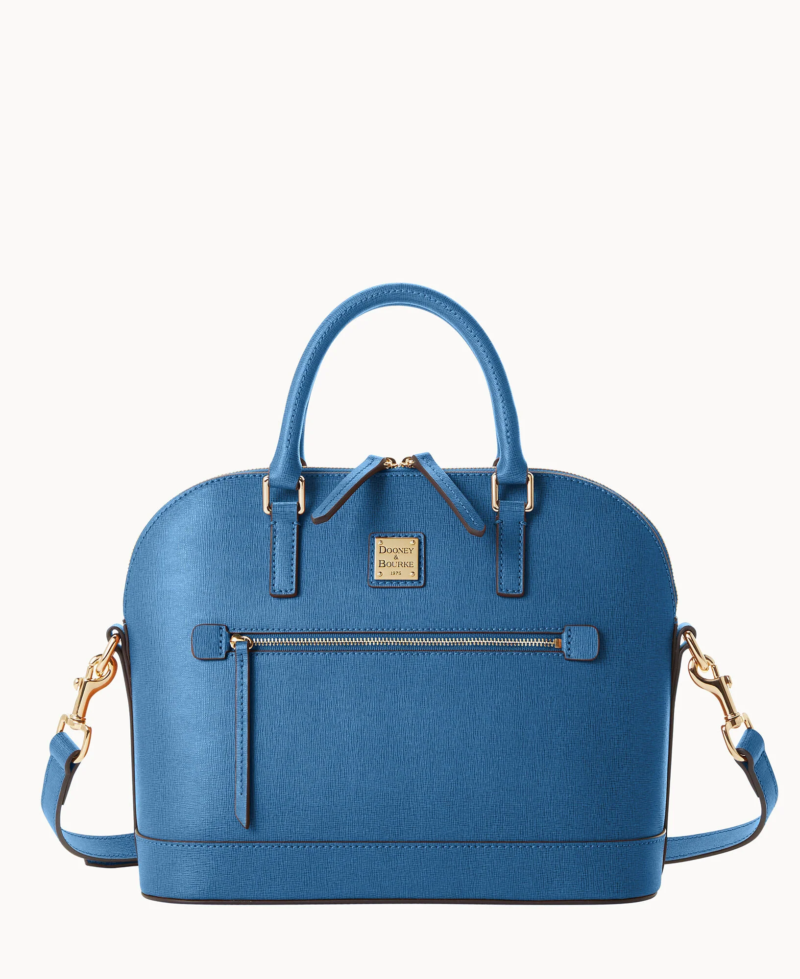 Saffiano Domed Zip Satchel - Image 42