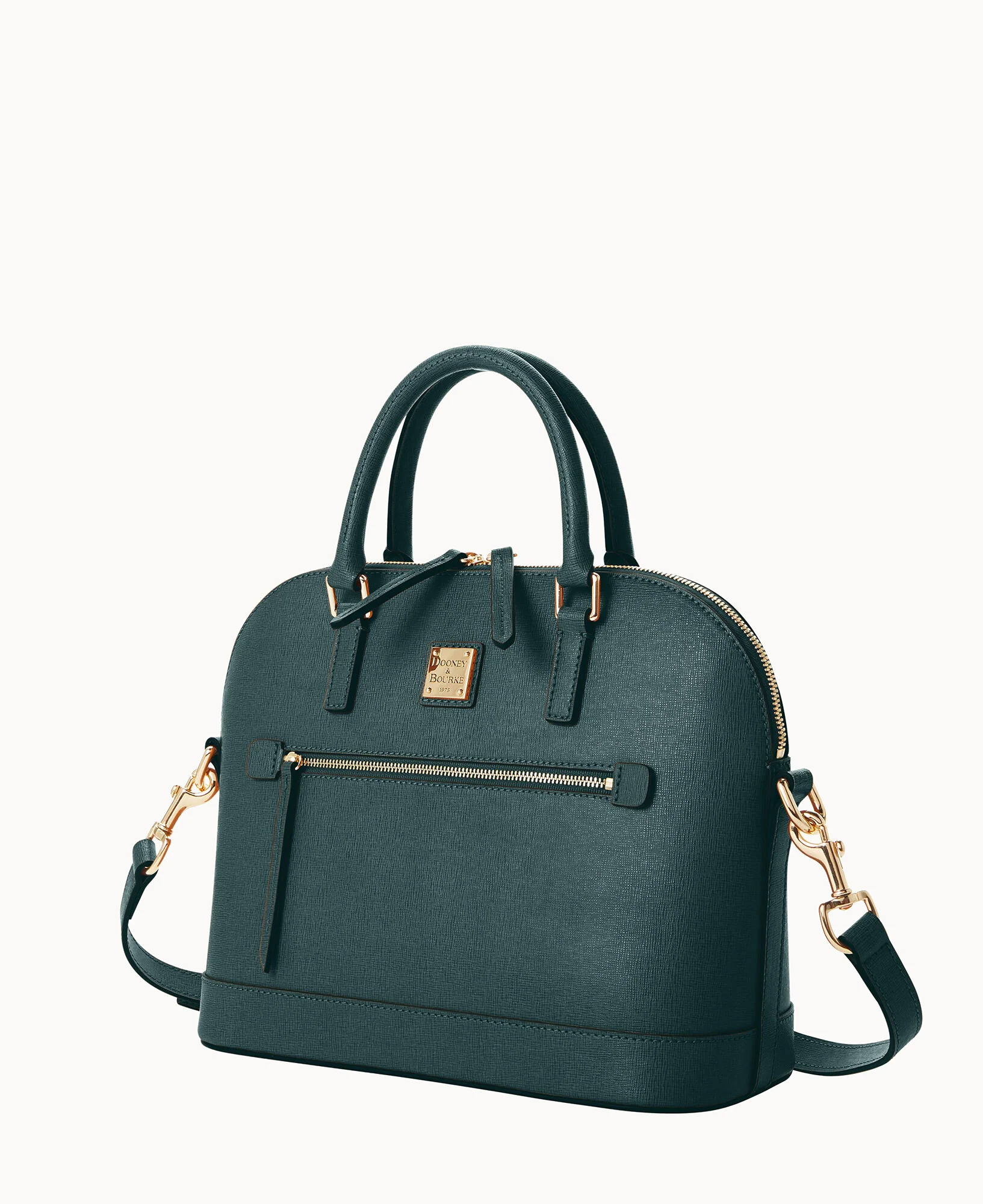 Saffiano Domed Zip Satchel - Image 51