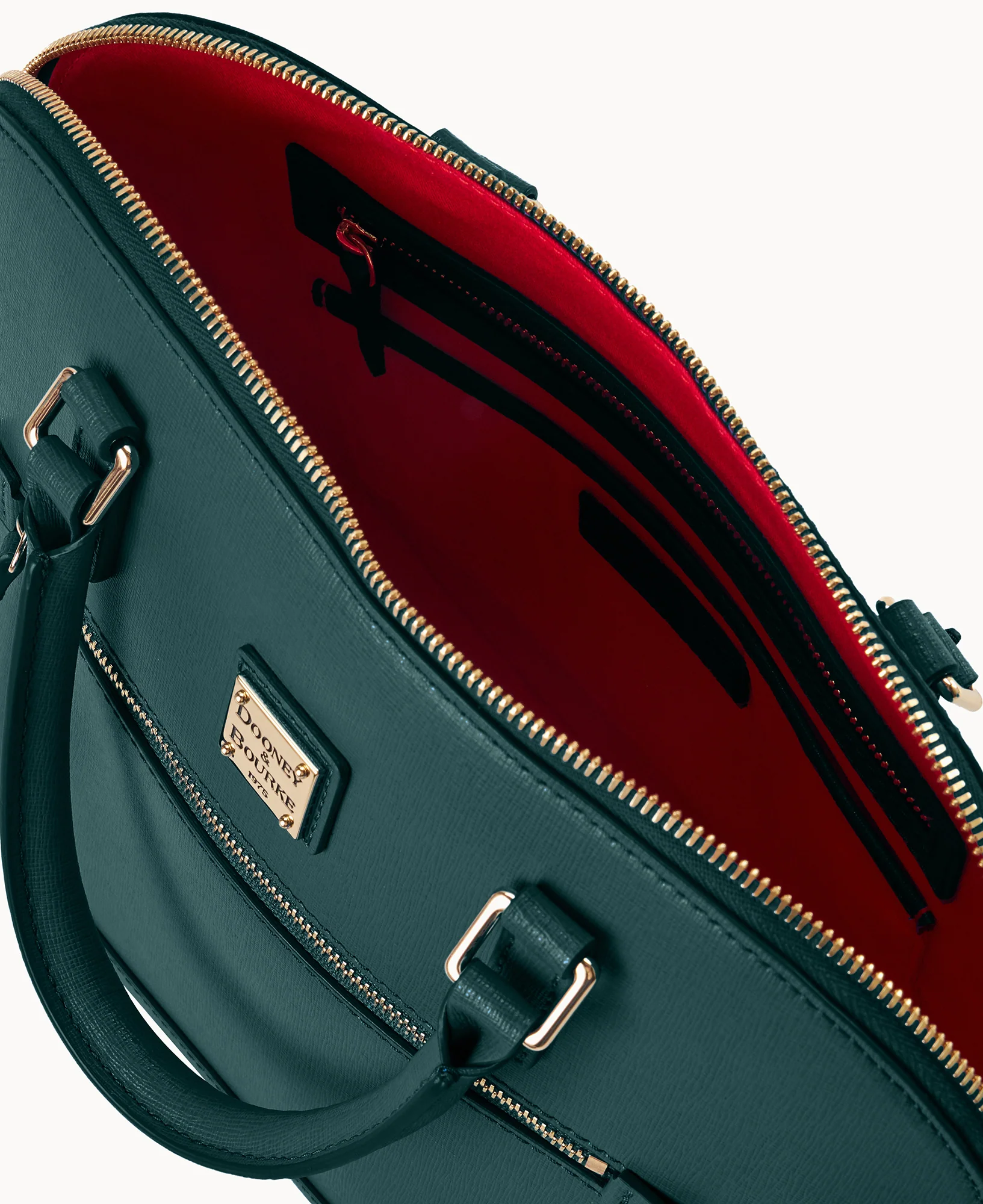 Saffiano Domed Zip Satchel - Image 52
