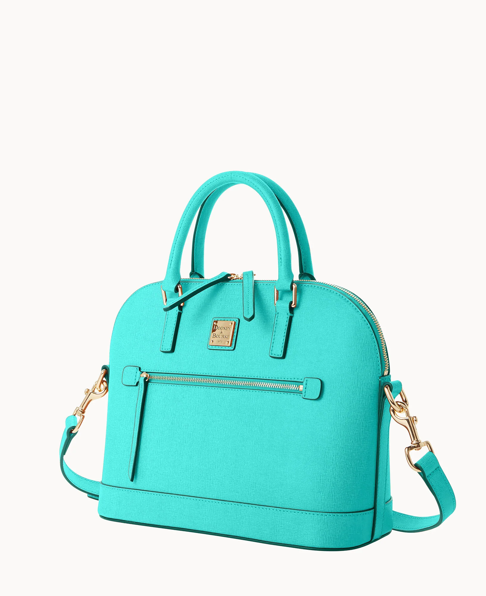 Saffiano Domed Zip Satchel - Image 55
