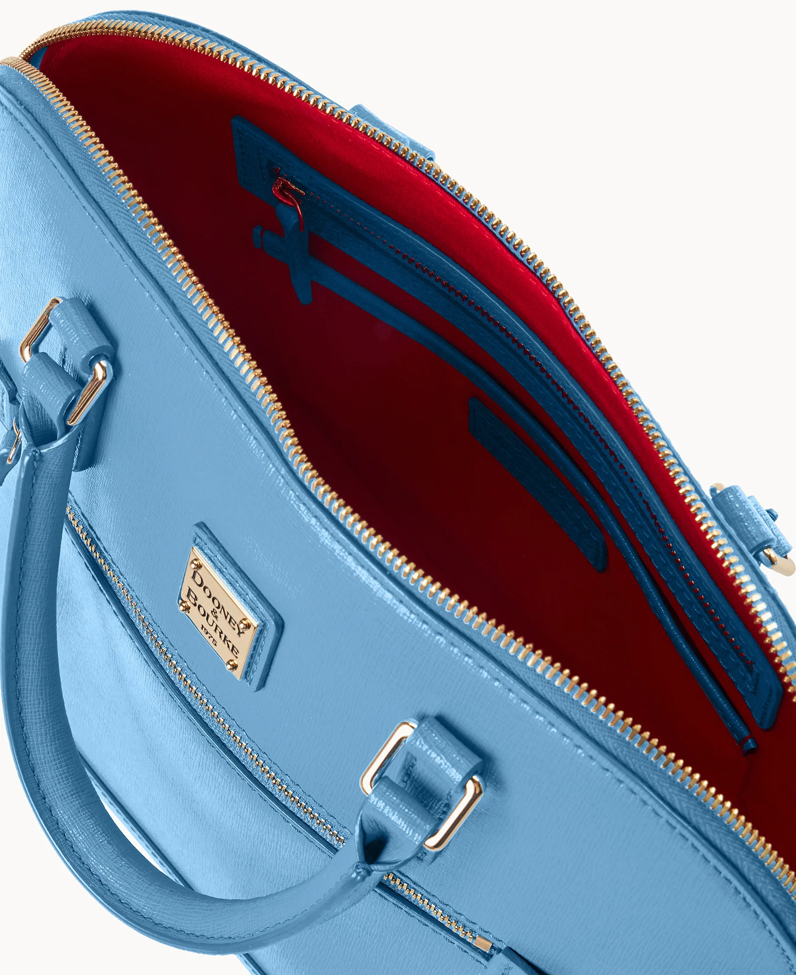 Saffiano Domed Zip Satchel - Image 68