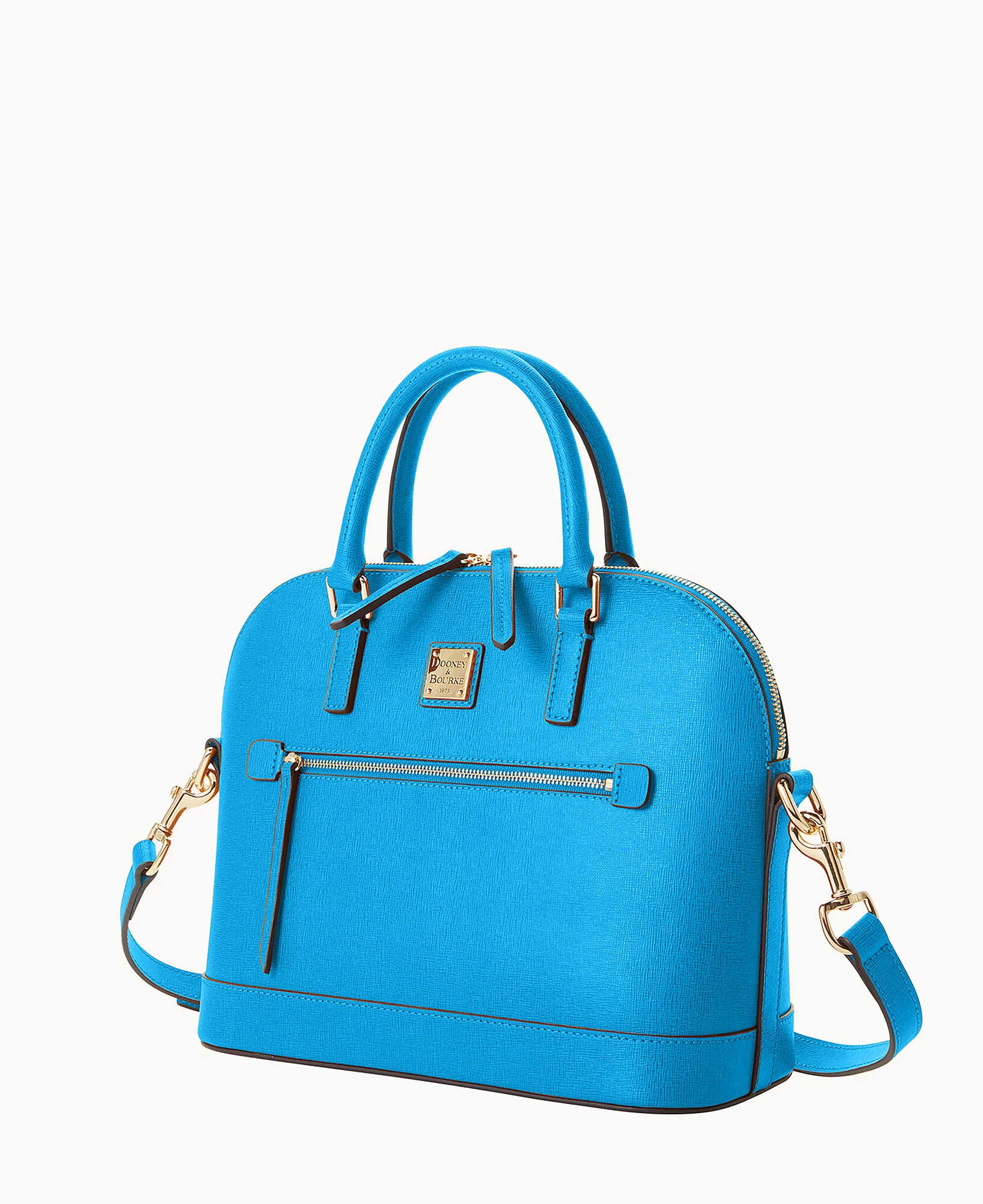 Saffiano Domed Zip Satchel - Image 77