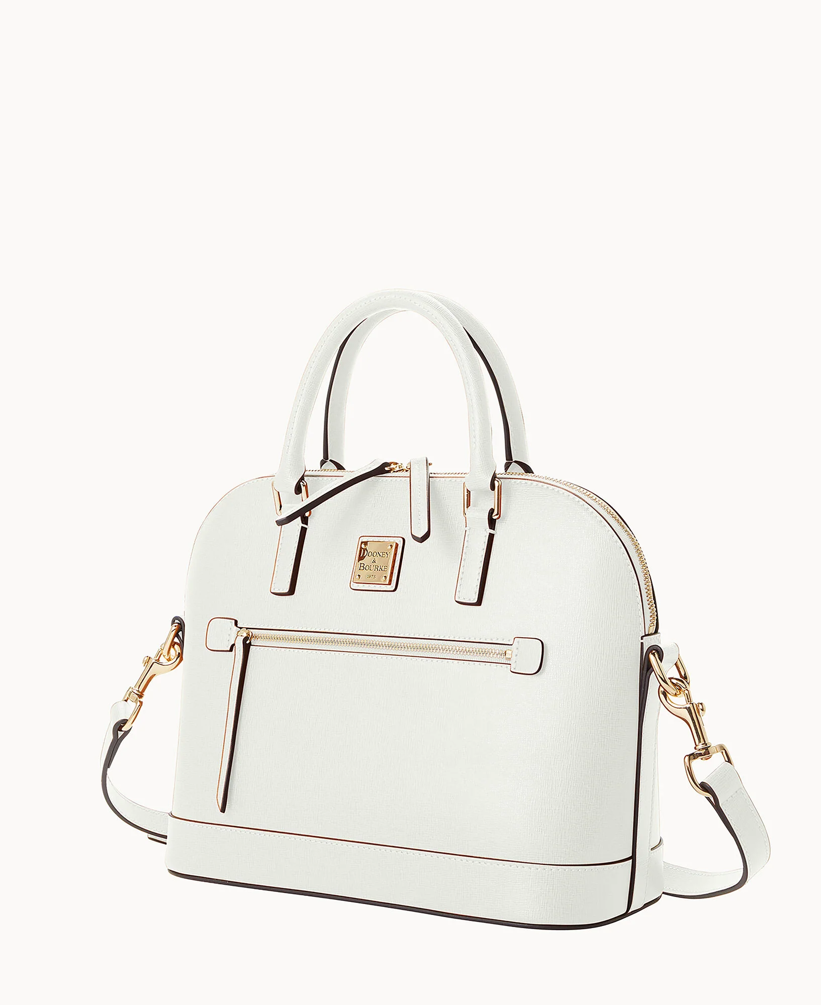 Saffiano Domed Zip Satchel - Image 85
