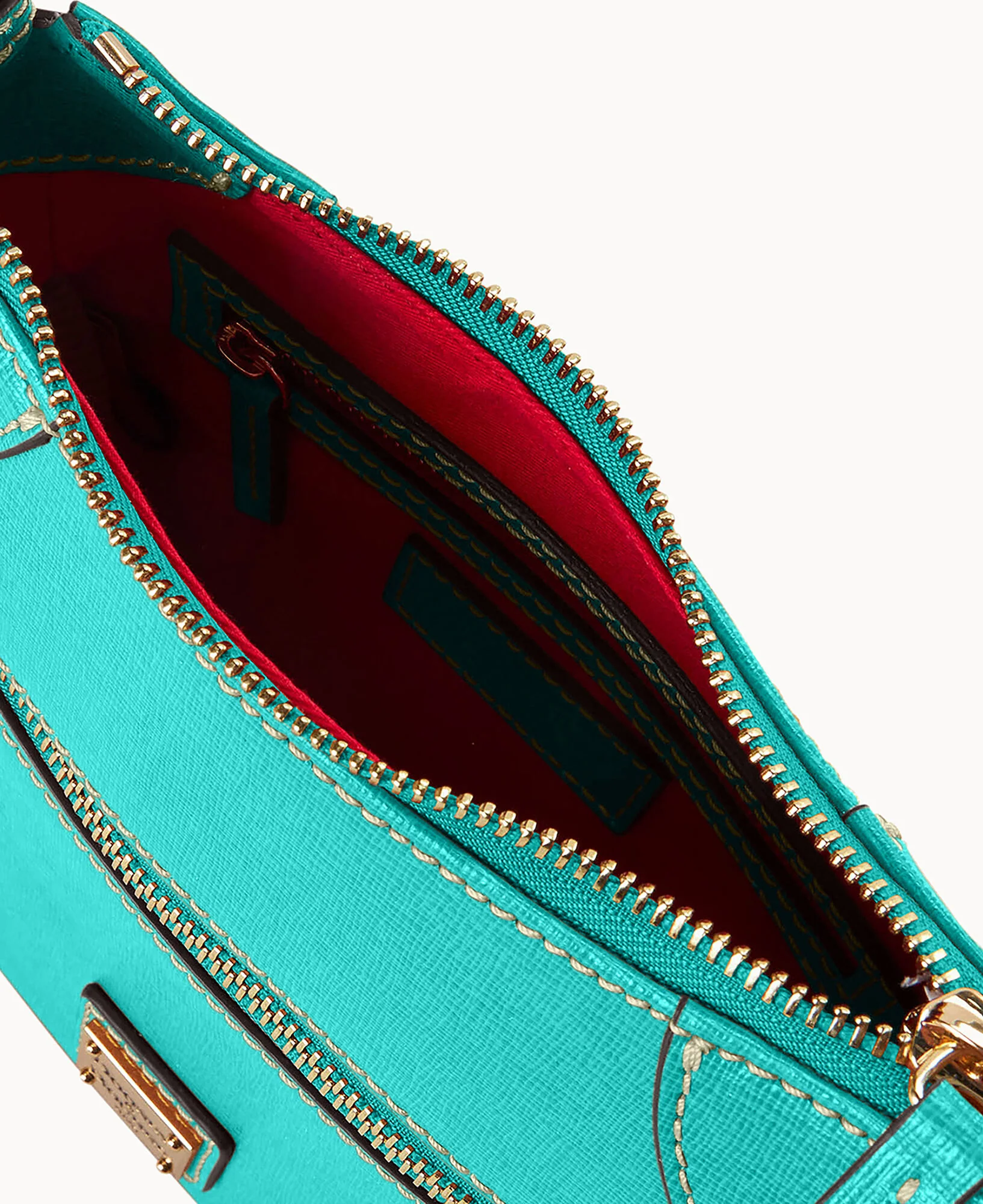 Saffiano Front Zip Crossbody - Image 11