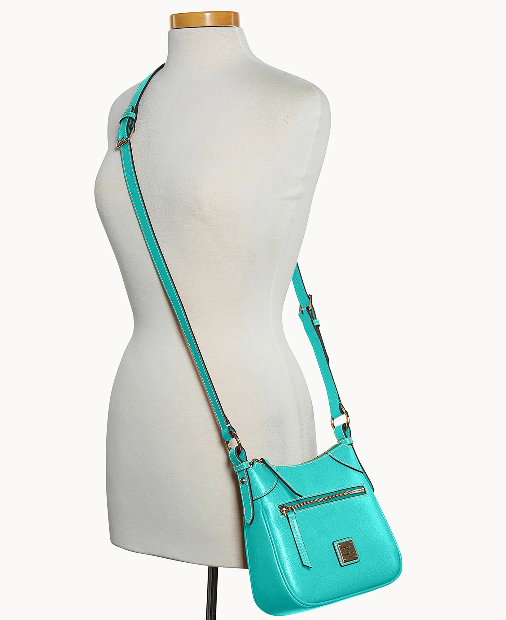 Saffiano Front Zip Crossbody - Image 12