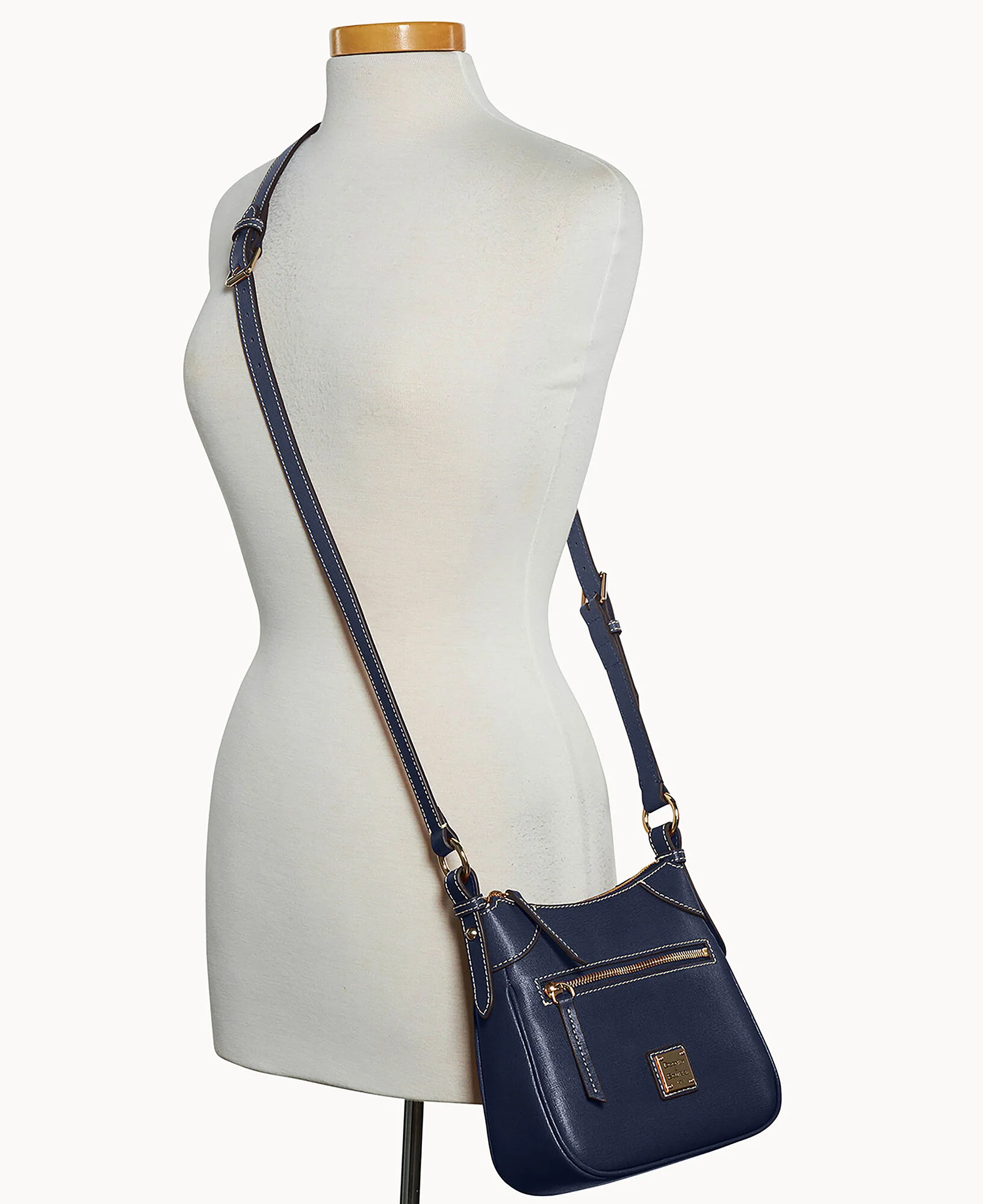 Saffiano Front Zip Crossbody - Image 16