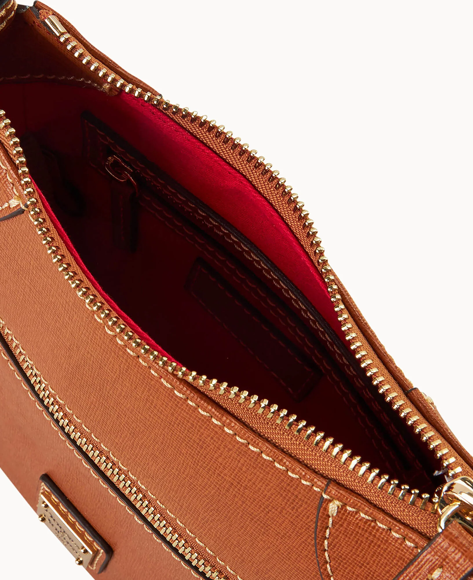Saffiano Front Zip Crossbody - Image 7
