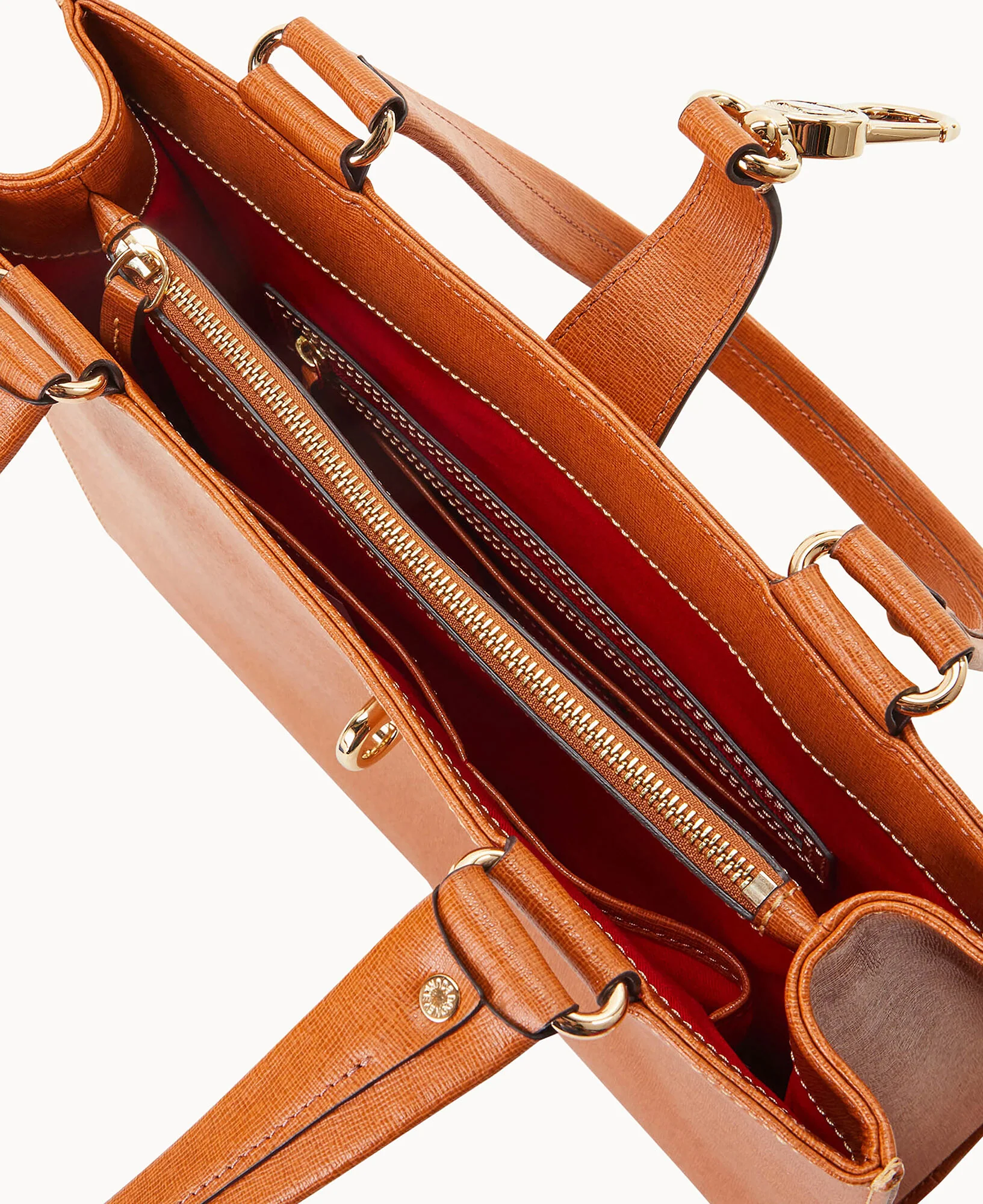 Saffiano Medium Logo Lock Tote - Image 3