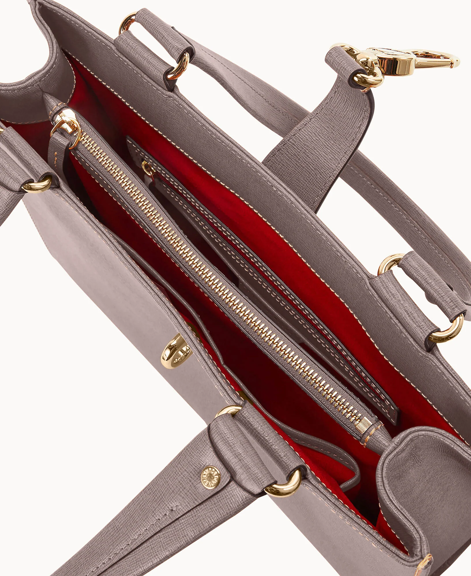 Saffiano Medium Logo Lock Tote - Image 7