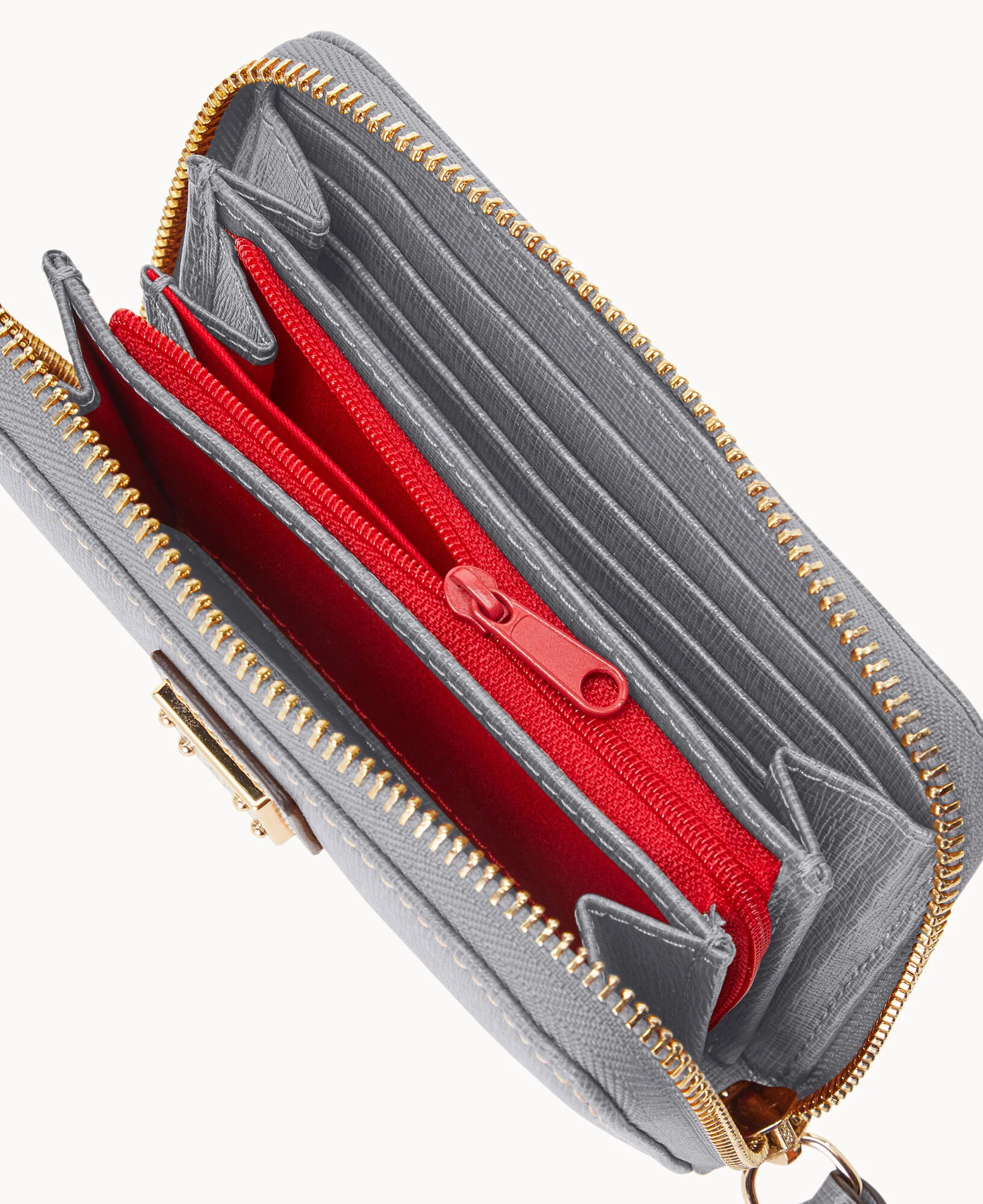 Saffiano Medium Zip Around Wallet - Image 11