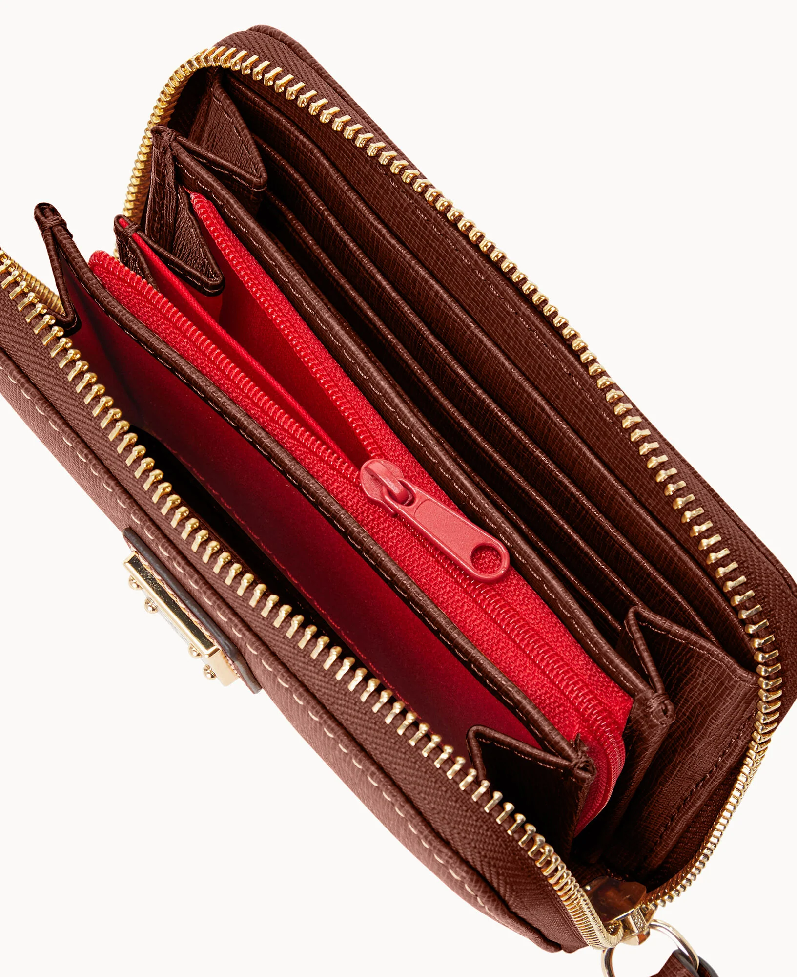 Saffiano Medium Zip Around Wallet - Image 20