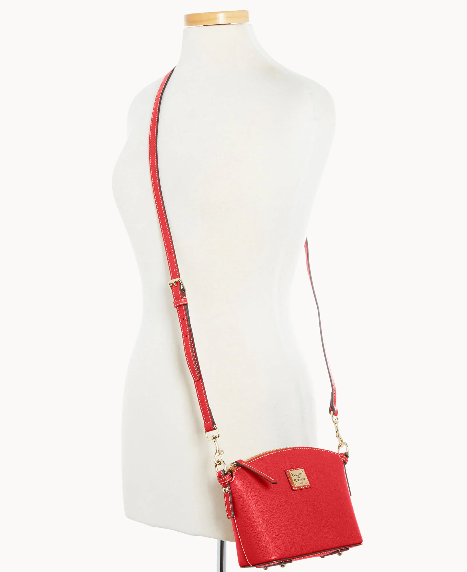 Saffiano Mini Domed Crossbody - Image 4