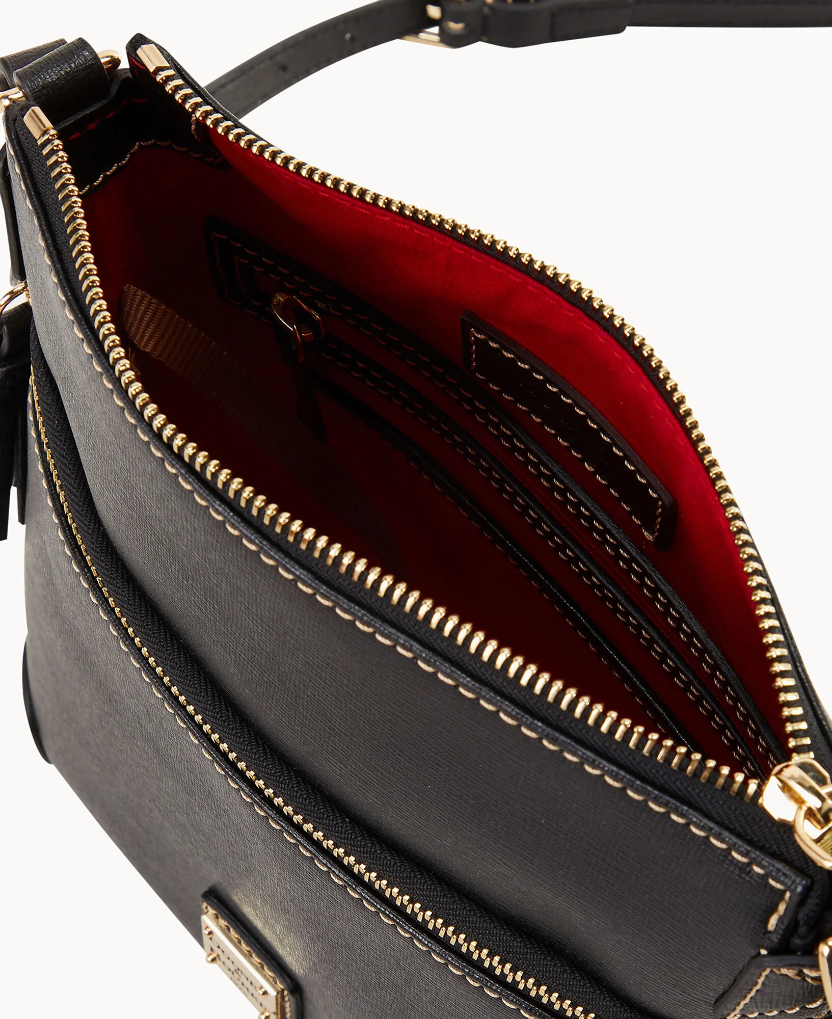Saffiano Small Tassel Crossbody - Image 3
