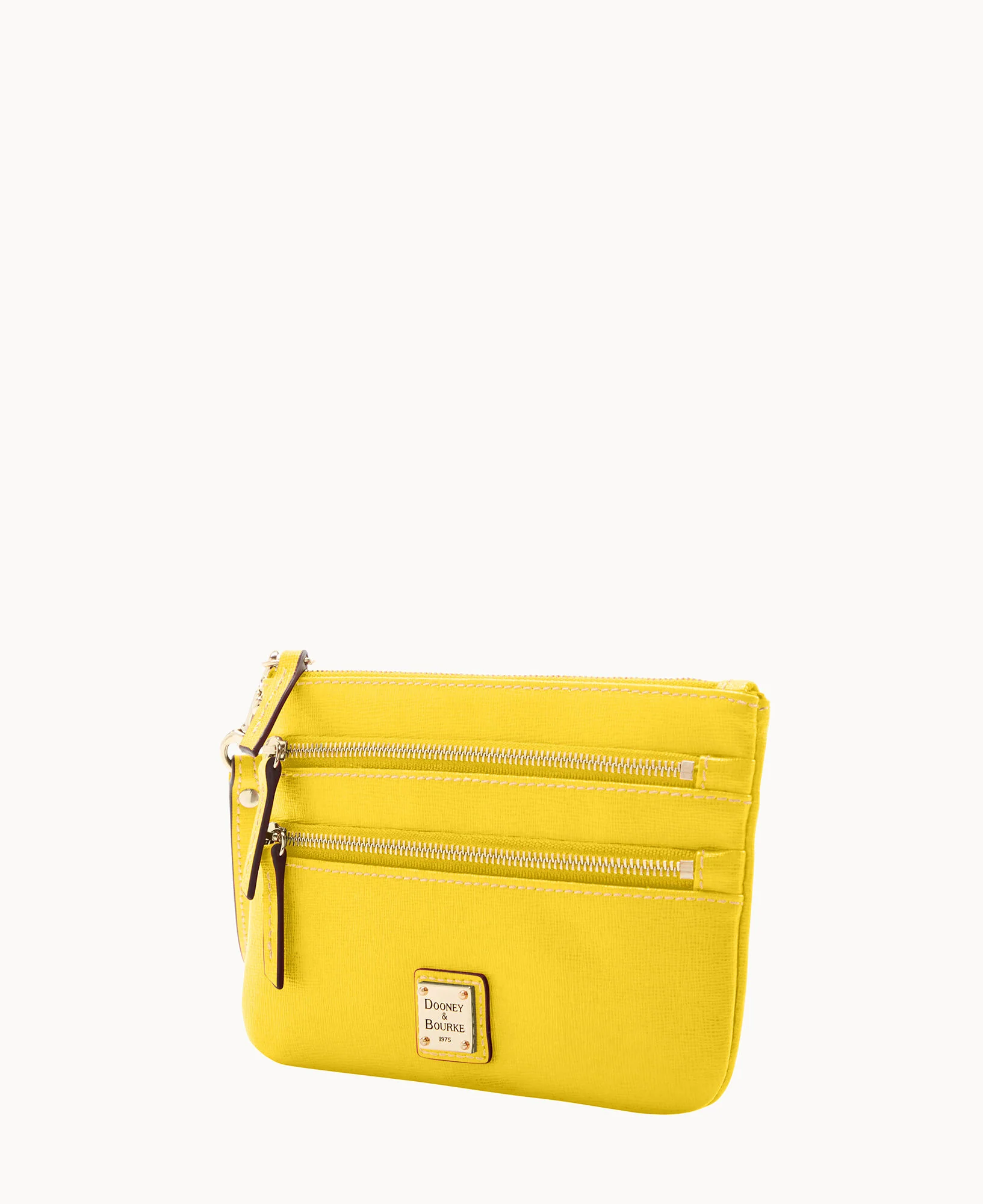 Saffiano Triple Zip Wristlet - Image 2