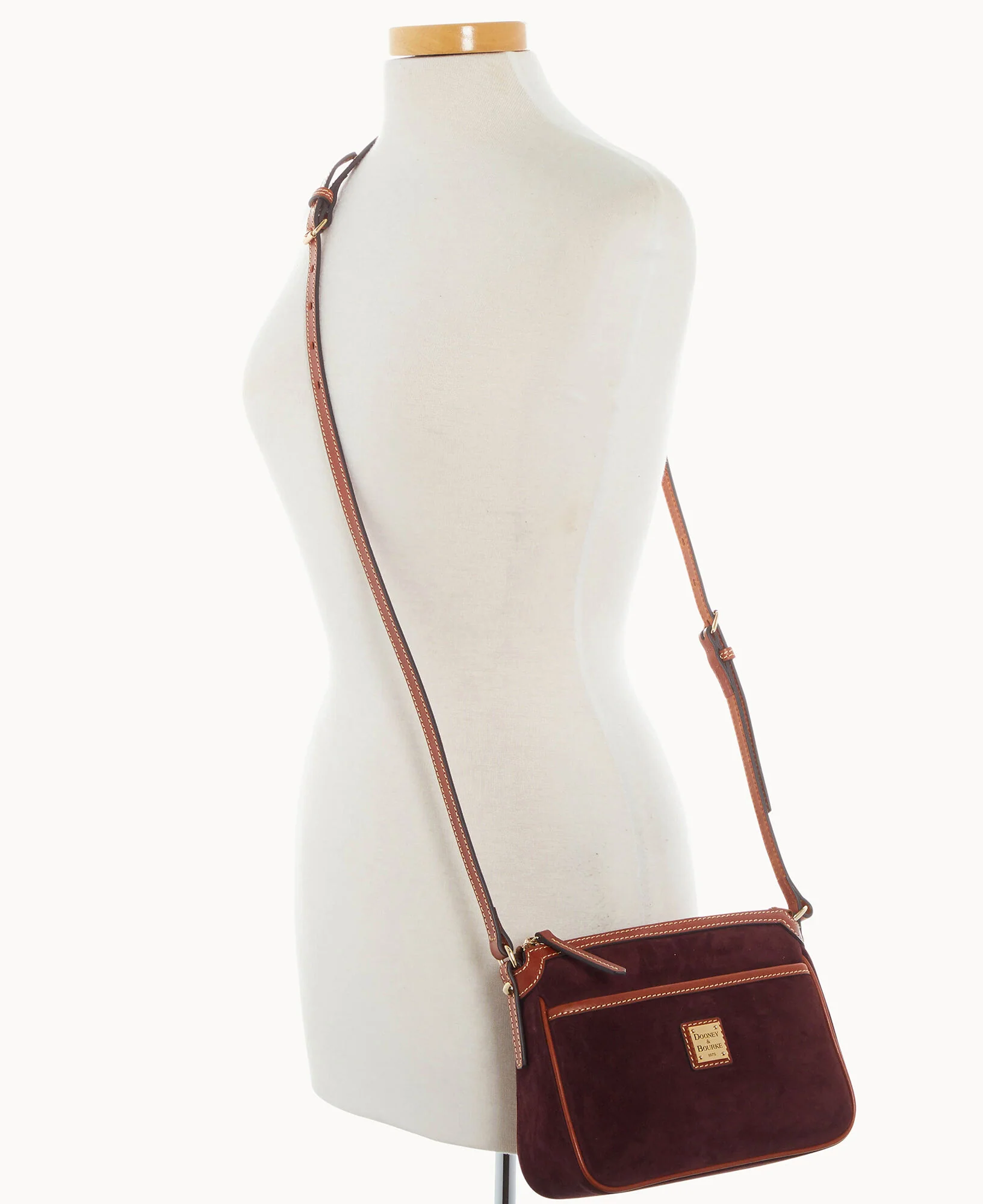 Suede East West Pocket Crossbody - Image 4
