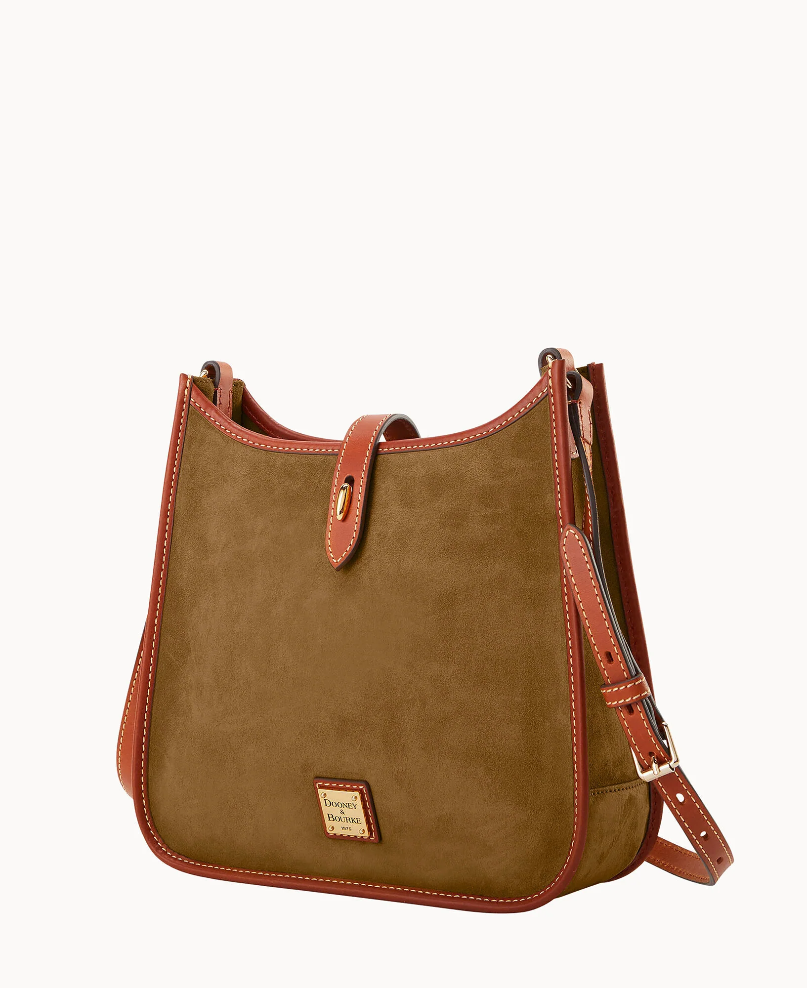 Suede Messenger Crossbody - Image 2