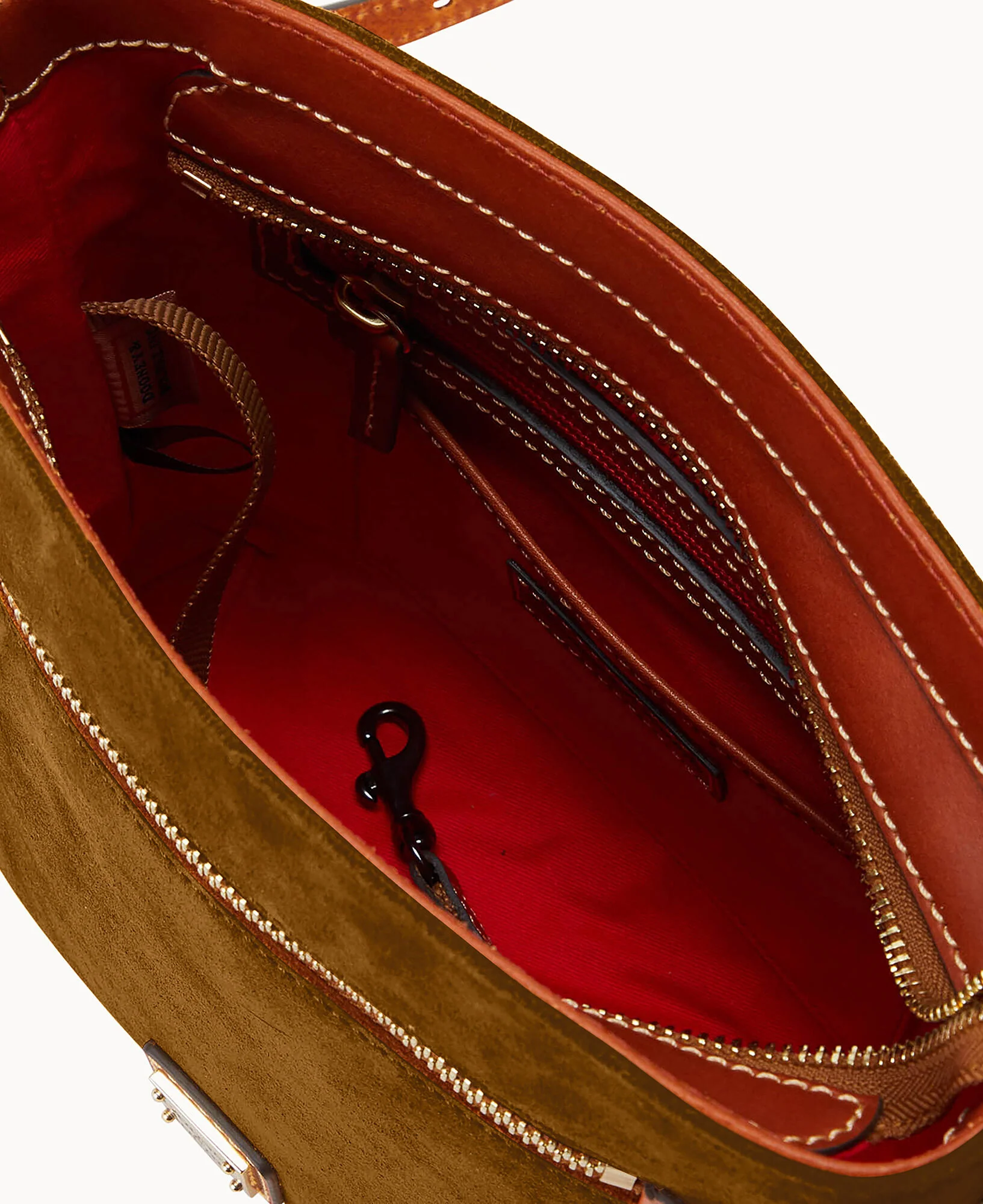 Suede Zip Crossbody - Image 11