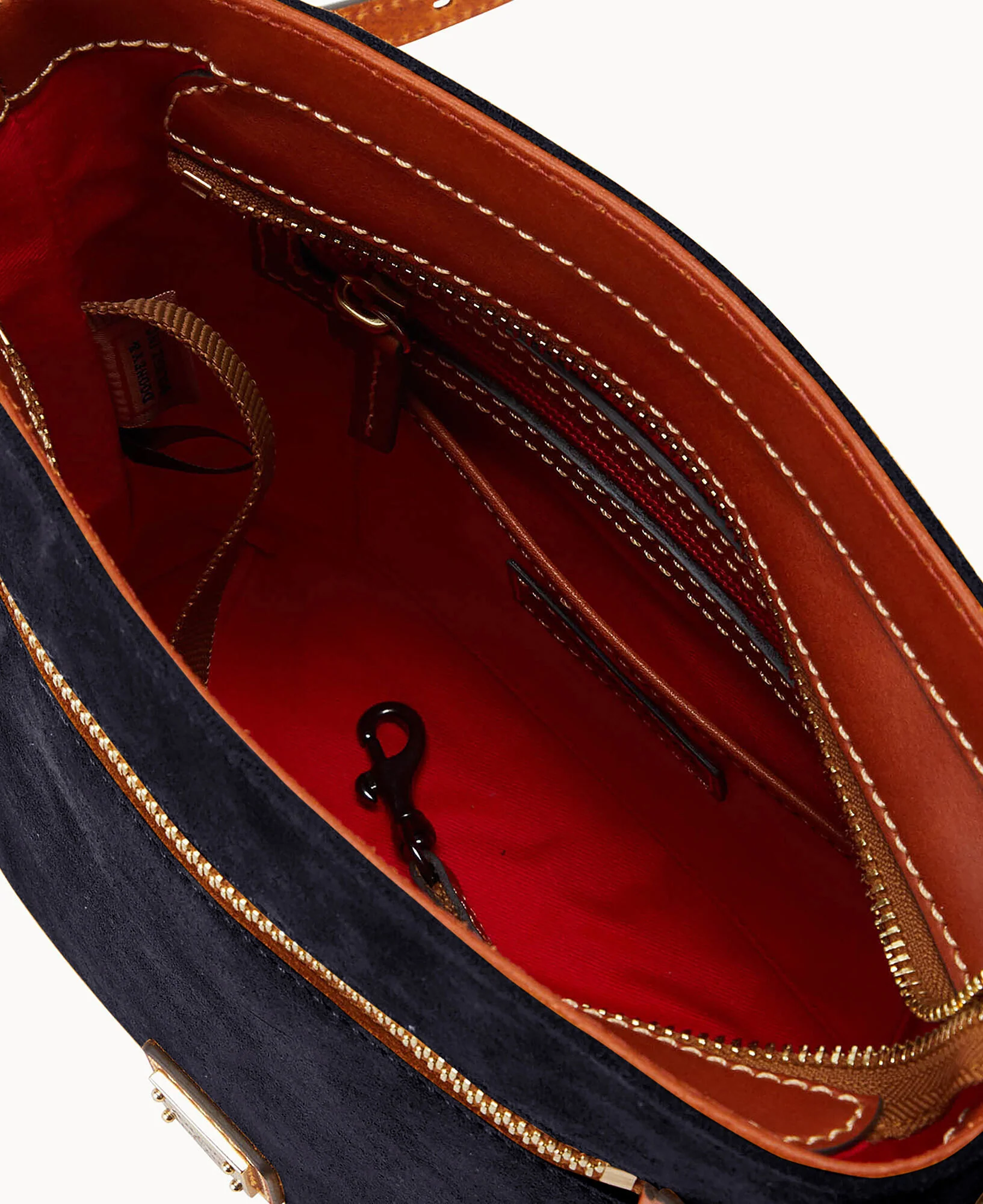 Suede Zip Crossbody - Image 3