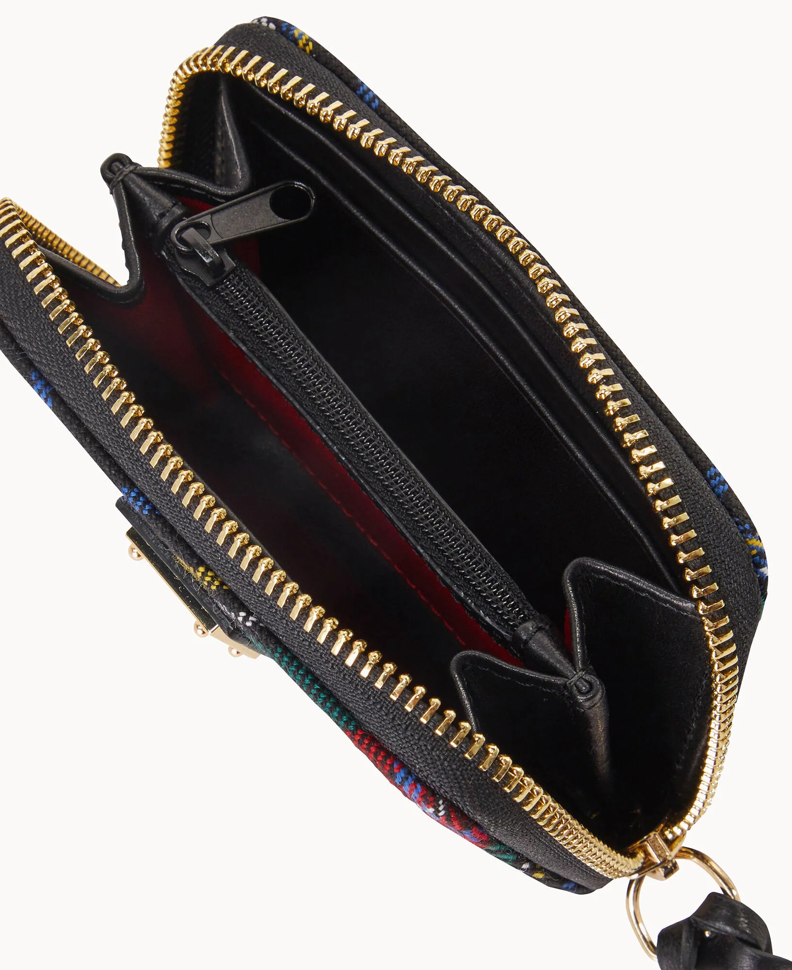 Tartan Large Zip Around Credit Card Case - Image 3