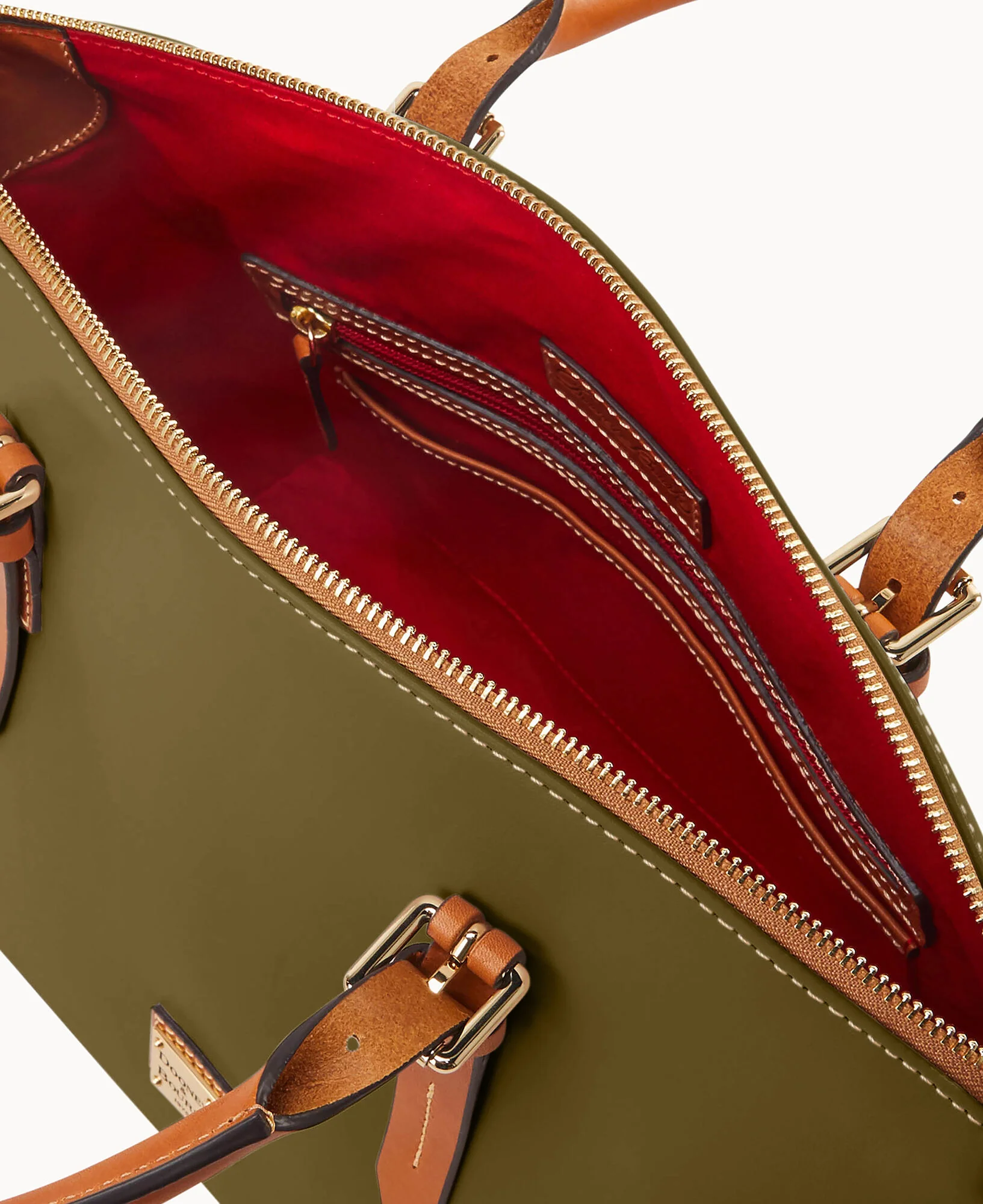 Wexford Leather Domed Satchel - Image 3