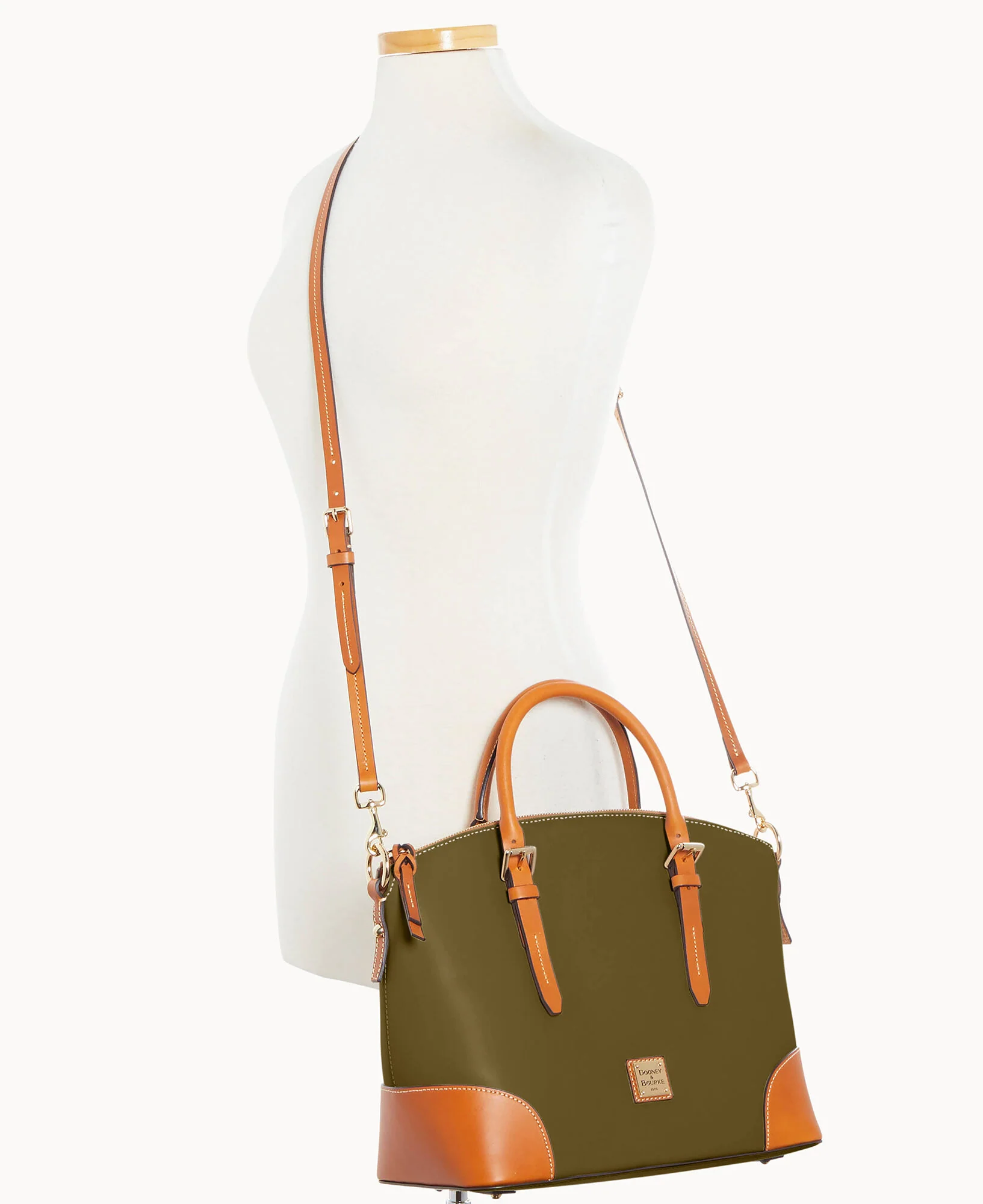 Wexford Leather Domed Satchel - Image 4