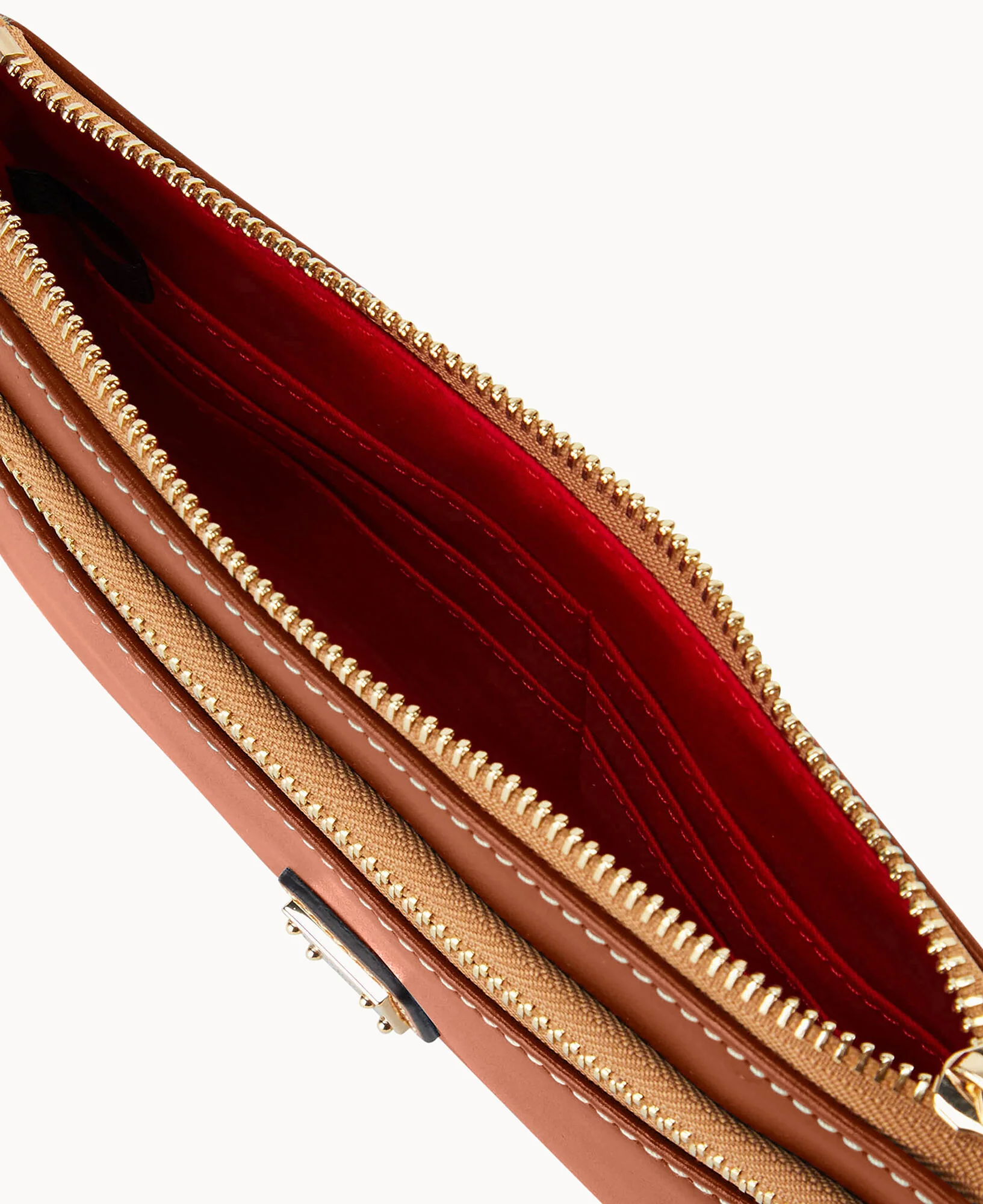 Wexford Leather Double Zip Wristlet - Image 3