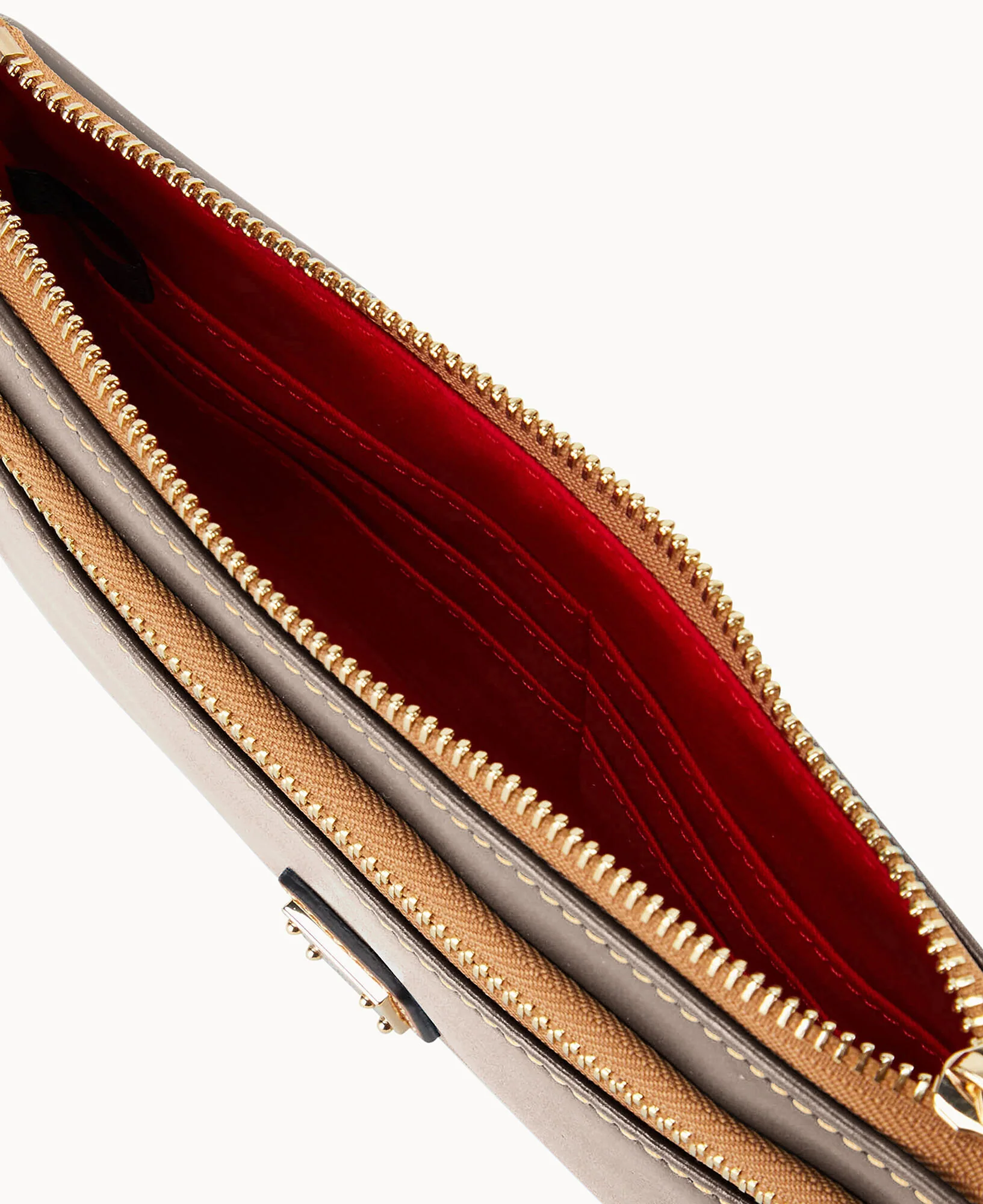 Wexford Leather Double Zip Wristlet - Image 6