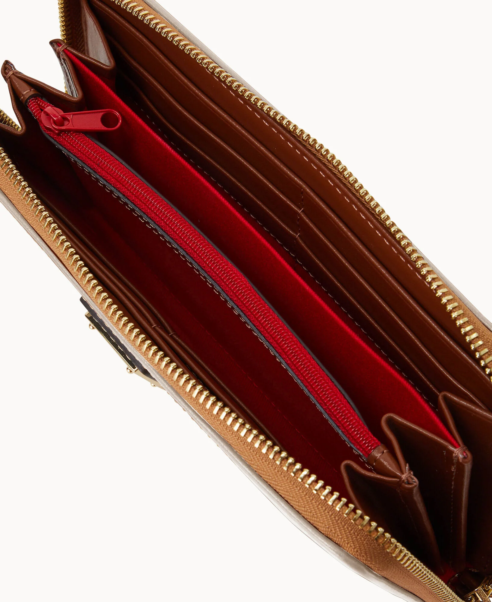 Wexford Leather Large Zip Around Wristlet Crossbody - Image 13