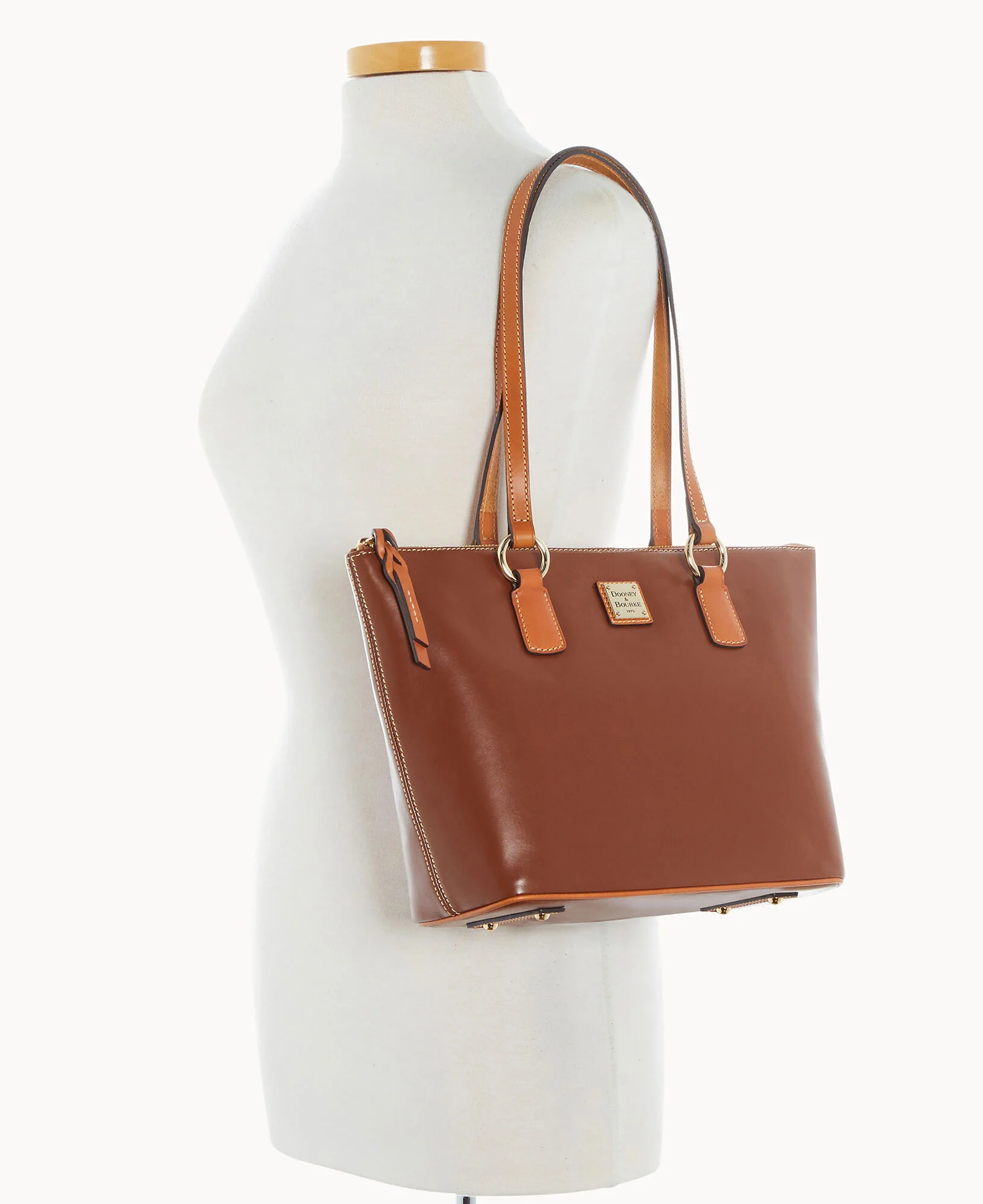 Wexford Leather Small Wren Zip Tote - Image 10